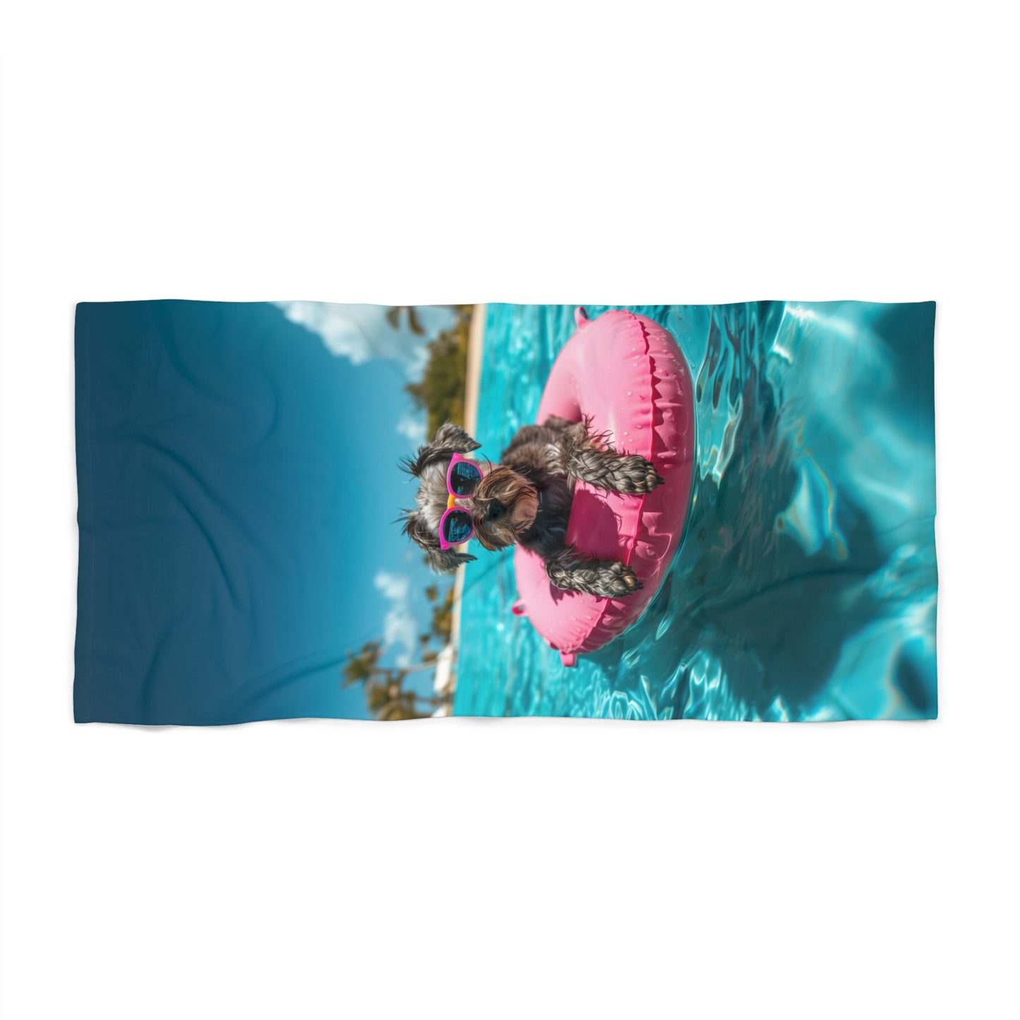Schnauzer Summer Beach Towel