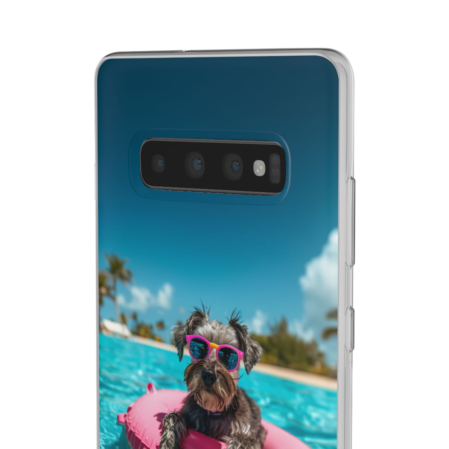 Aruba Schnauzer Summer Beach iPhone & Samsung Flexi Cases