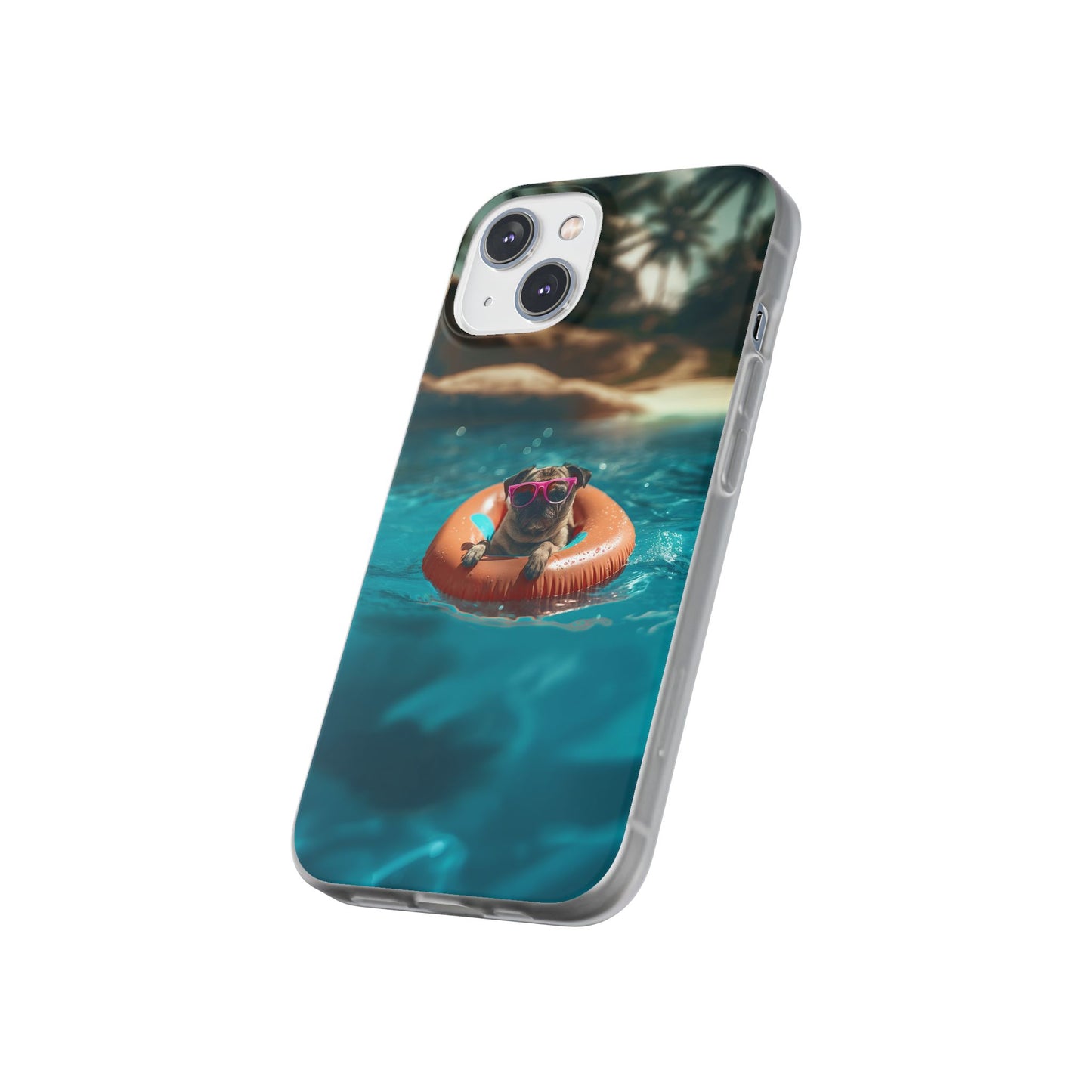 Pug Summer iPhone & Samsung Flexi Cases