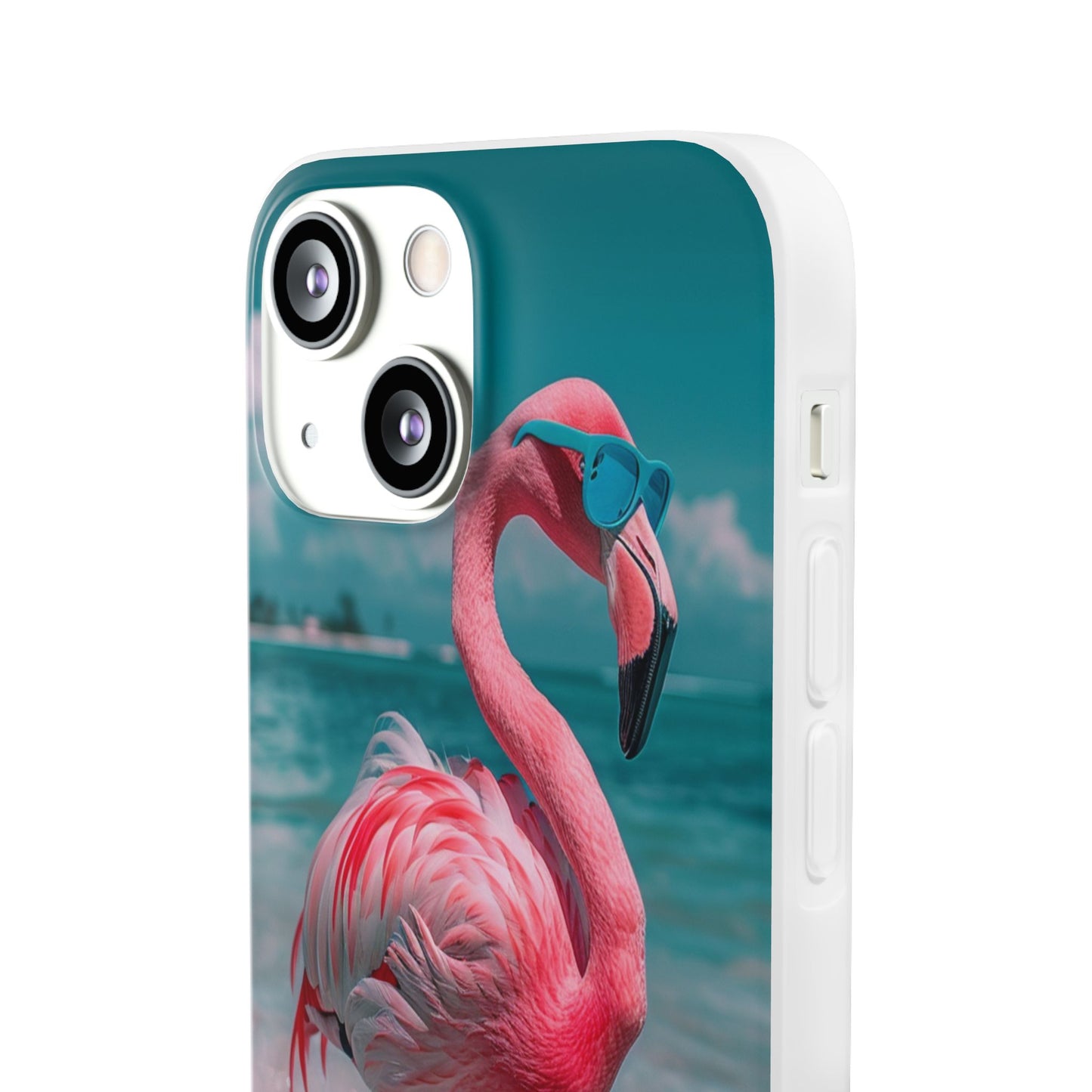 Aruba Beach Flamingo iPhone & Samsung Flexi Cases