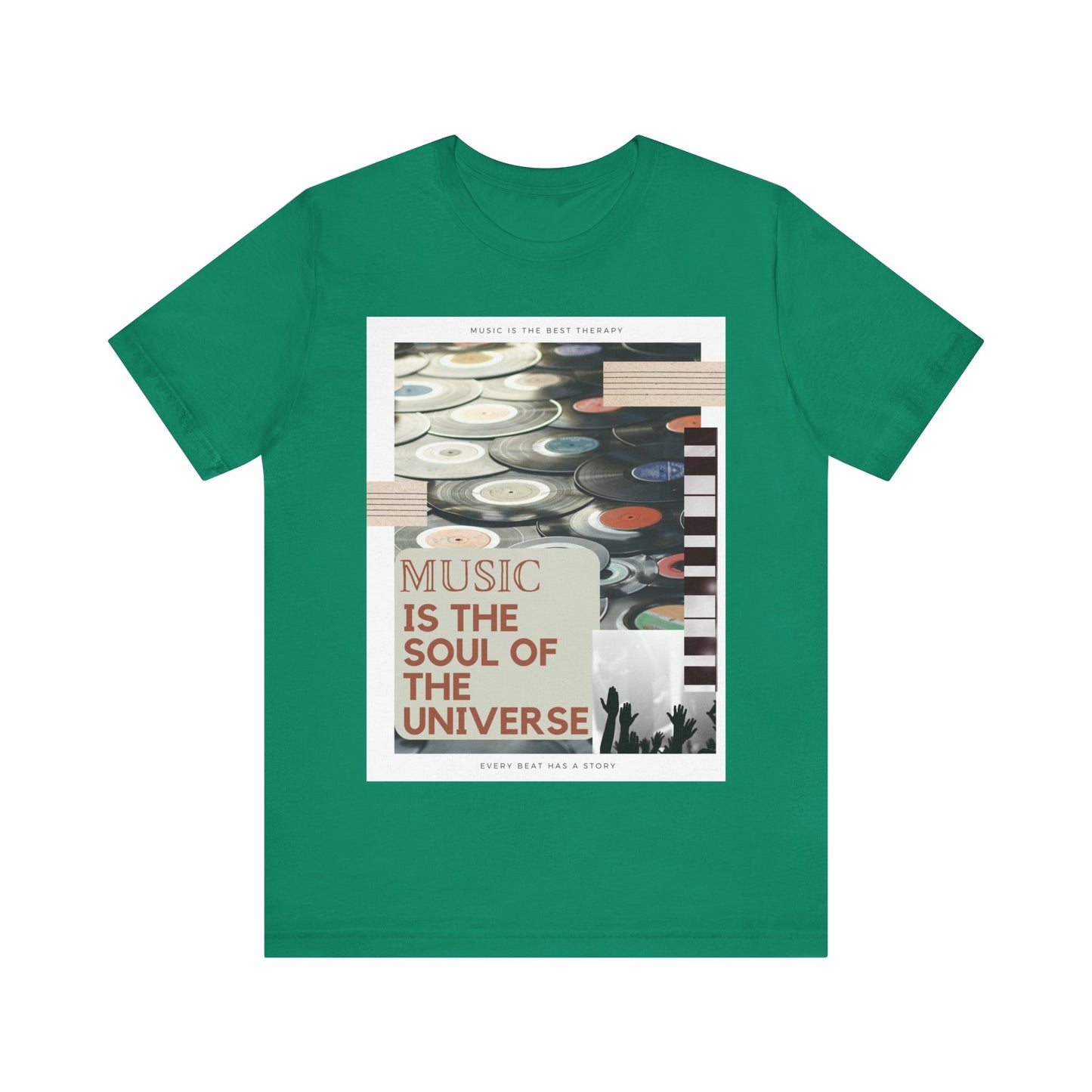 Music Is The Soul Of The Universe Unisex Jersey Short Sleeve Tee