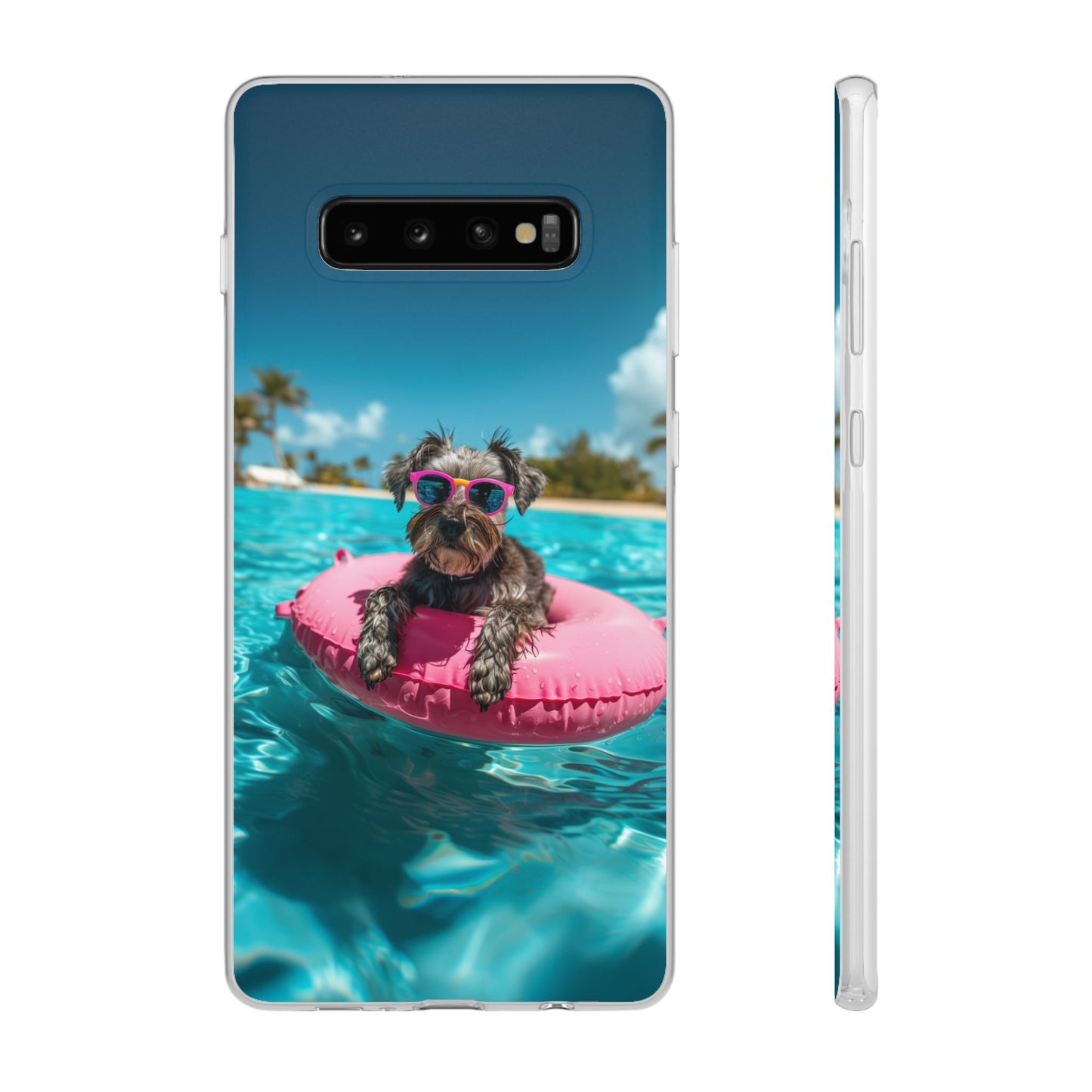Aruba Schnauzer Summer Beach iPhone & Samsung Flexi Cases