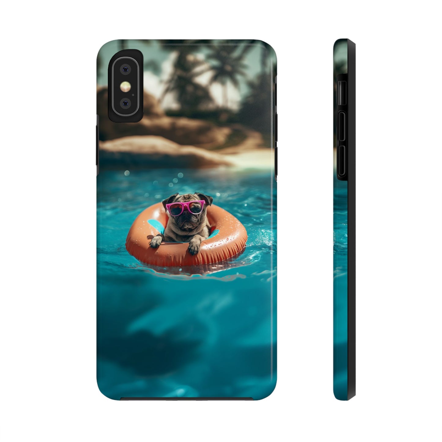 Pug Summer Tough iPhone & Samsung Cases