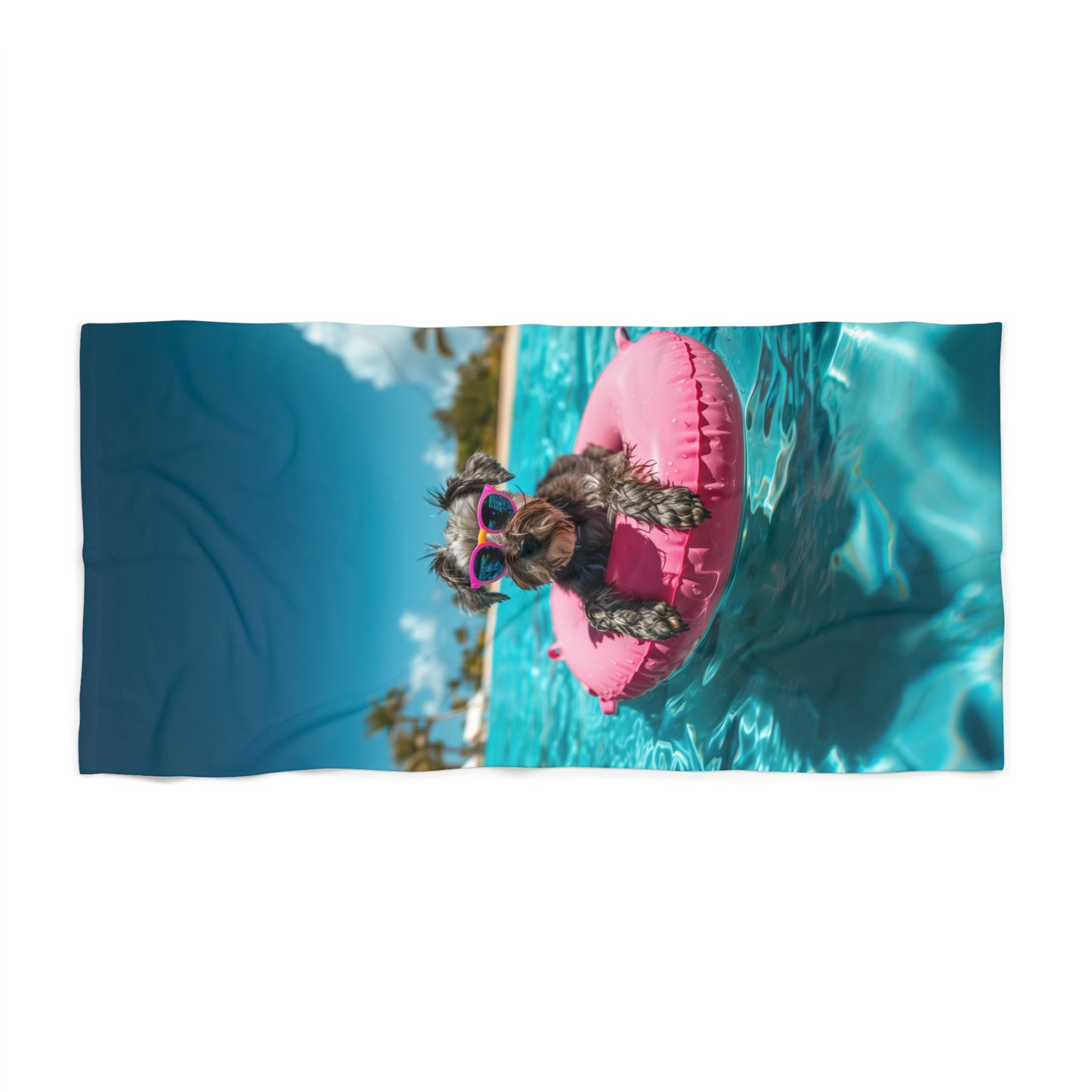 Schnauzer Summer Beach Towel
