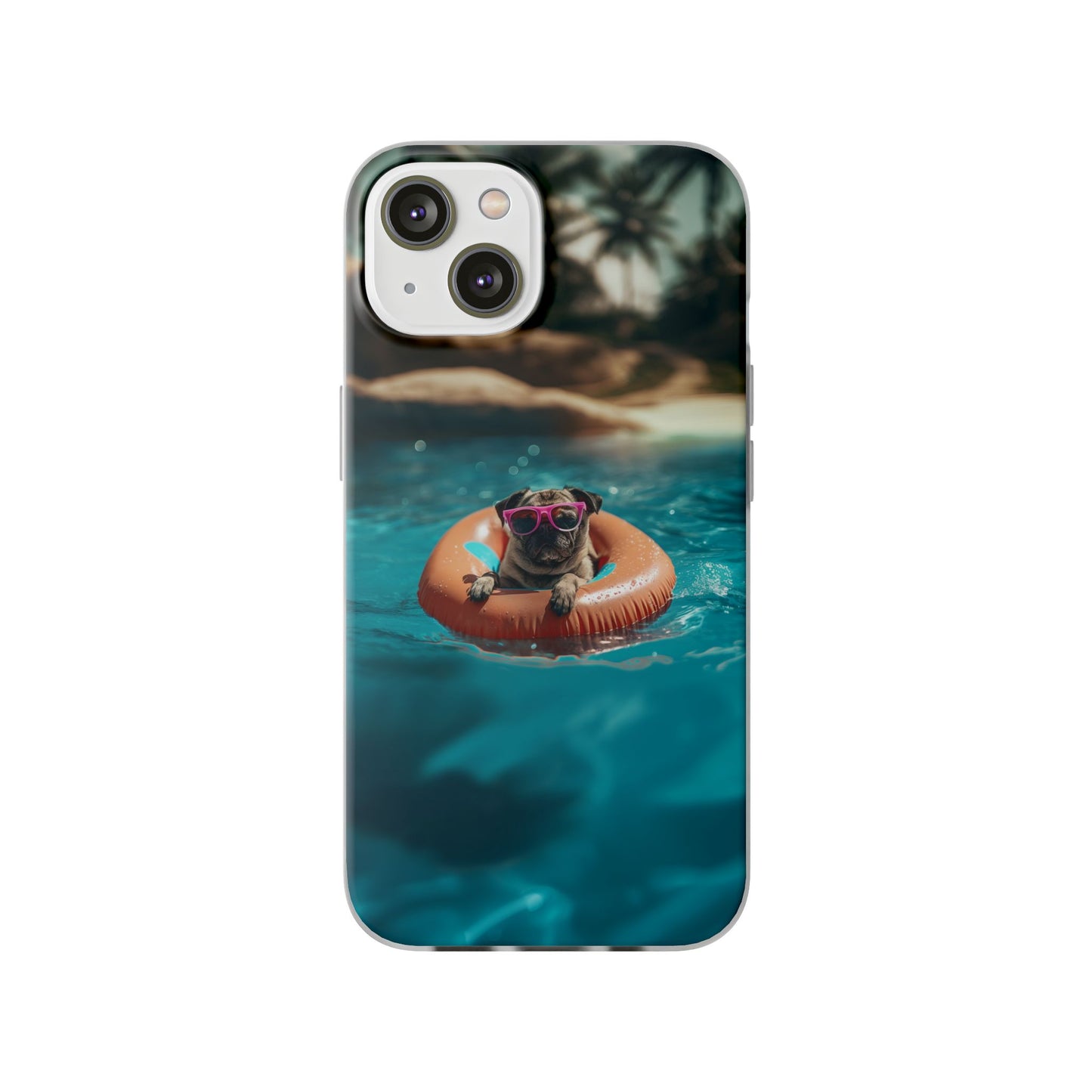 Pug Summer iPhone & Samsung Flexi Cases