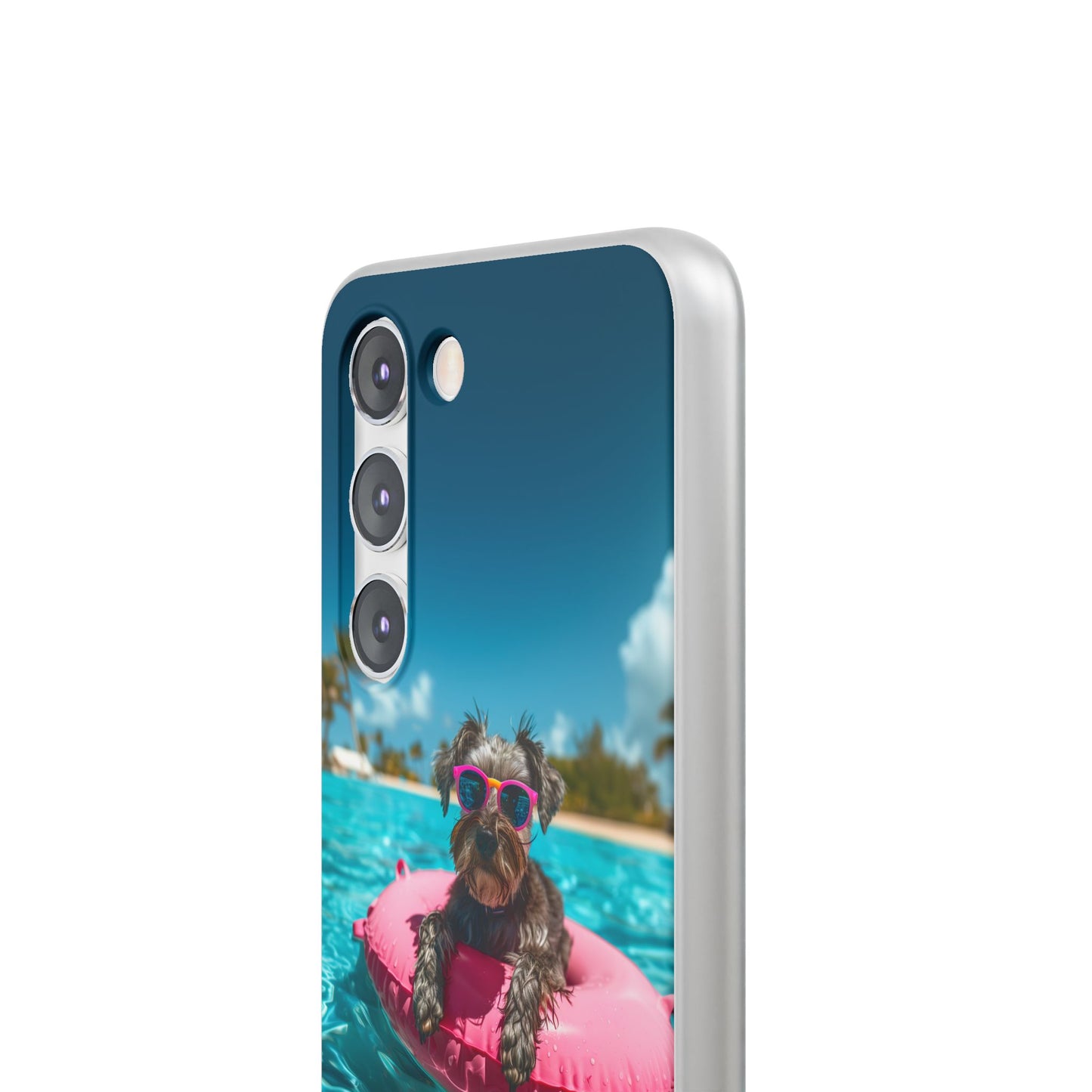 Aruba Schnauzer Summer Beach iPhone & Samsung Flexi Cases