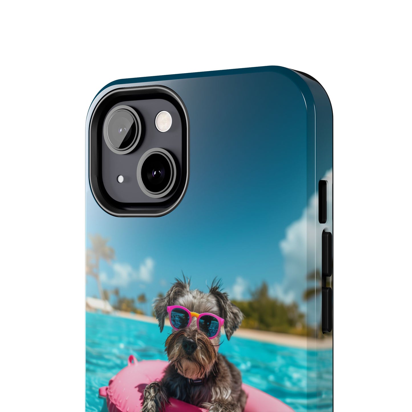 Schnauzer Summer Beach Tough iPhone & Samsung Cases