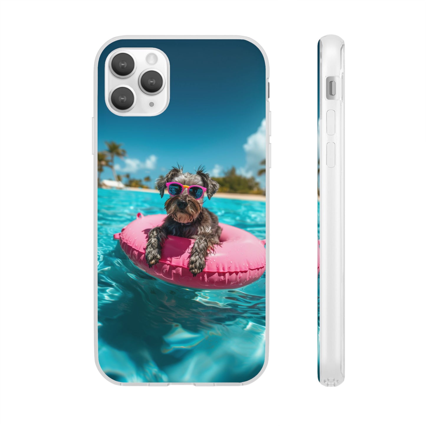 Aruba Schnauzer Summer Beach iPhone & Samsung Flexi Cases
