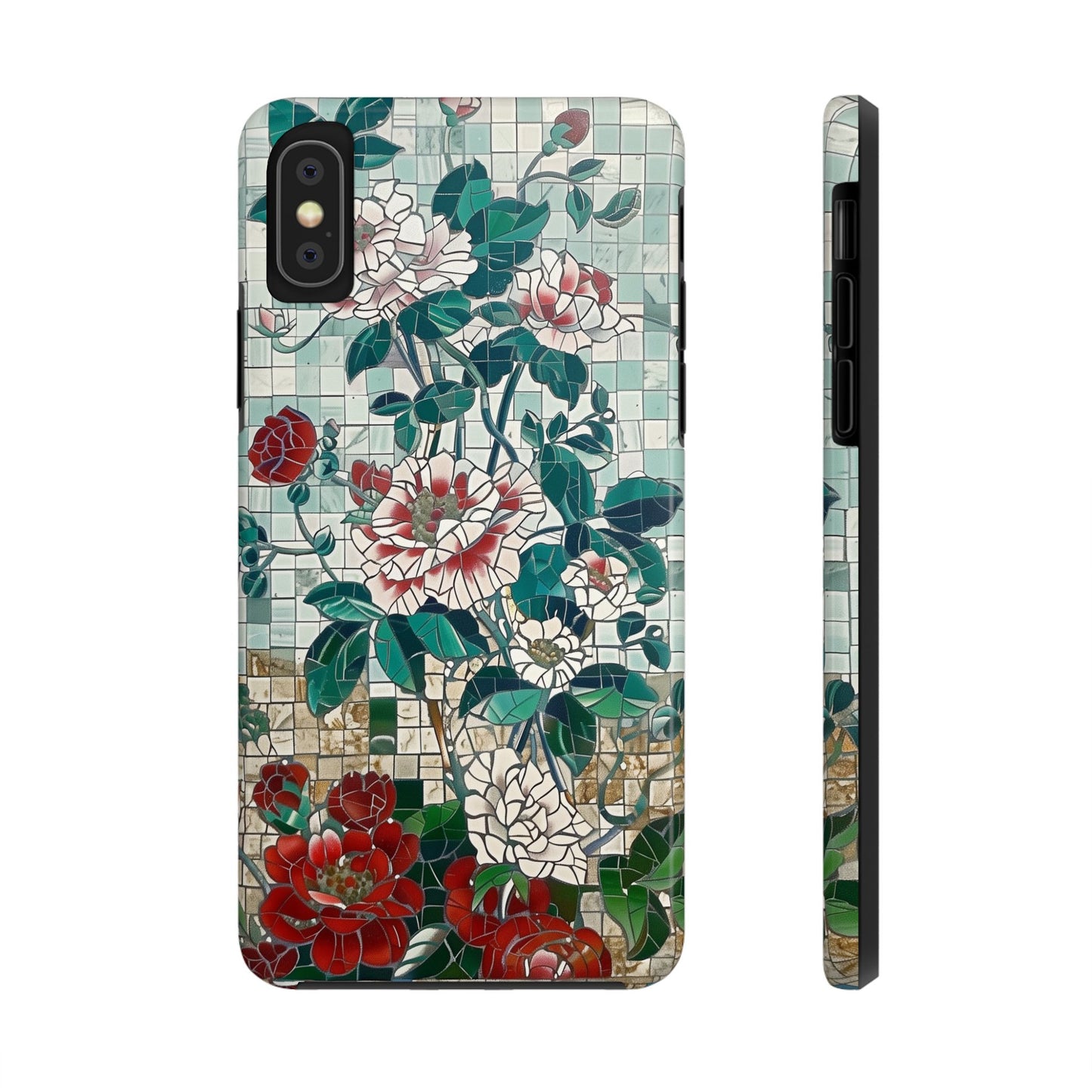 Floral Tiles Summer Tough iPhone & Samsung Cases