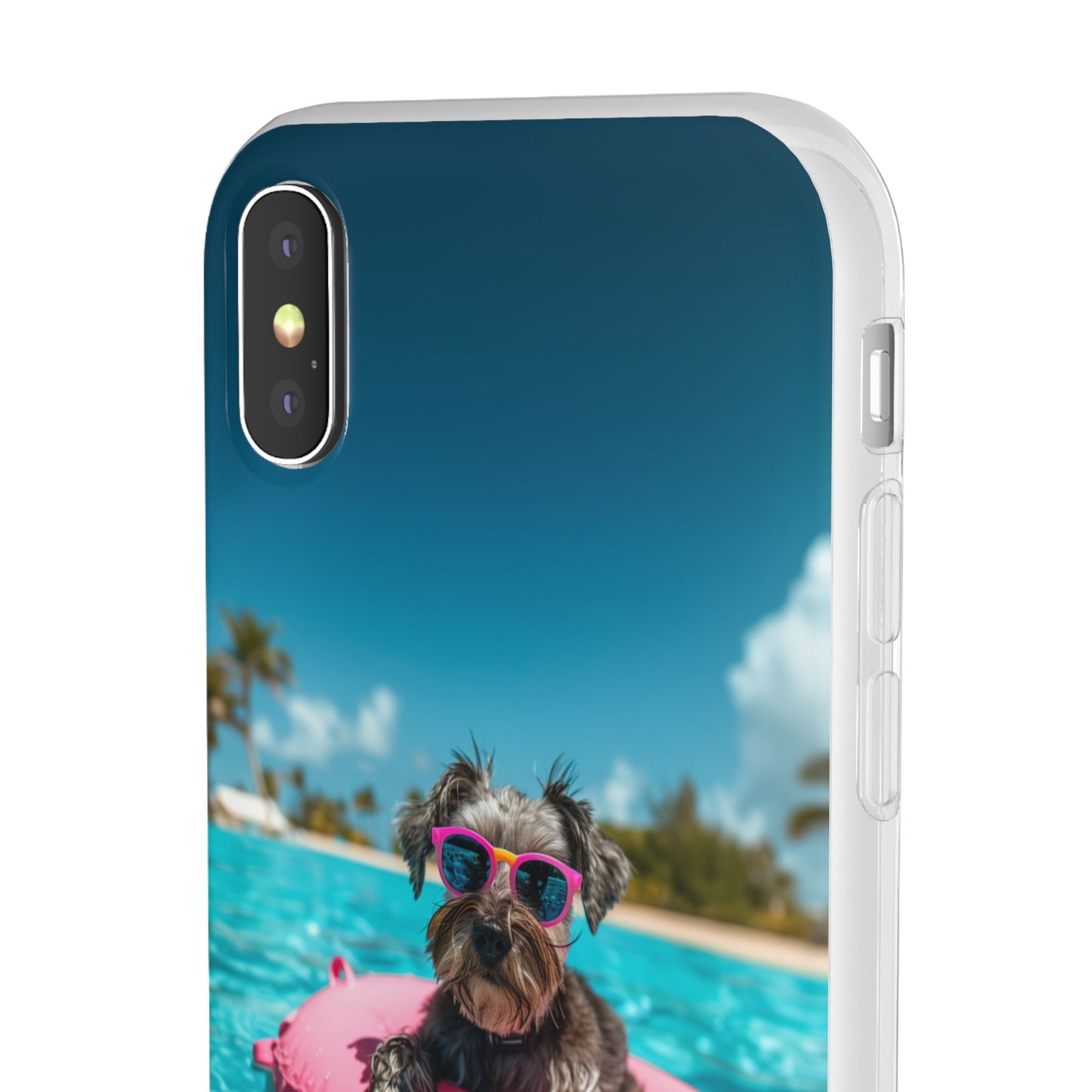 Aruba Schnauzer Summer Beach iPhone & Samsung Flexi Cases
