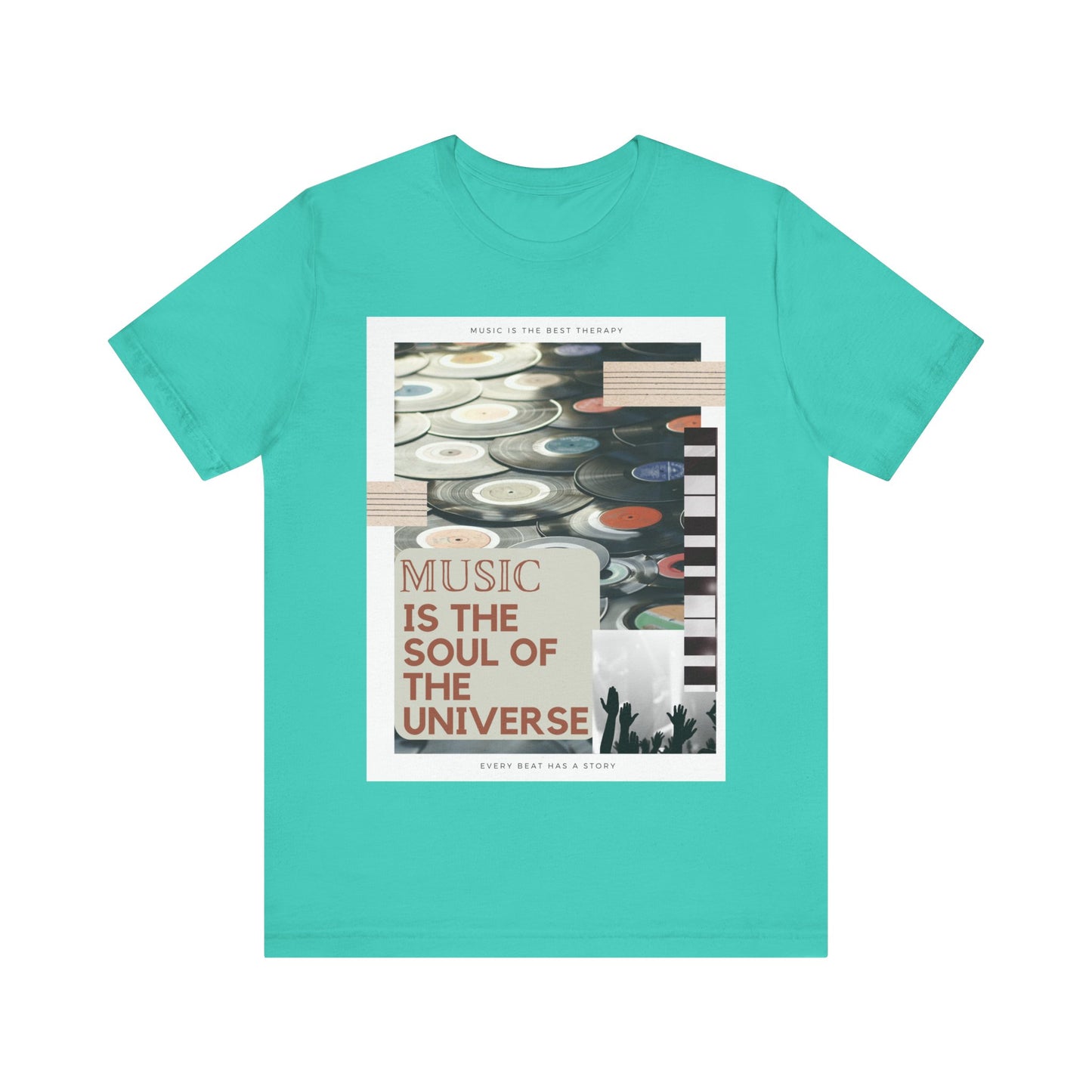 Music Is The Soul Of The Universe Unisex Jersey Short Sleeve Tee