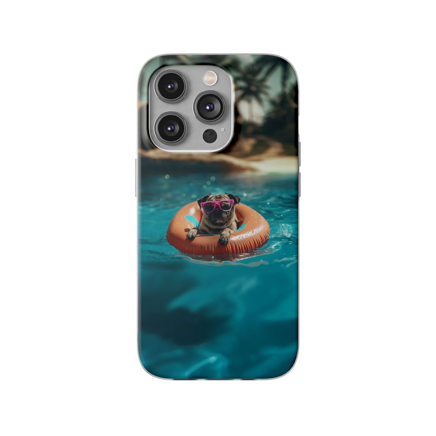 Pug Summer iPhone & Samsung Flexi Cases