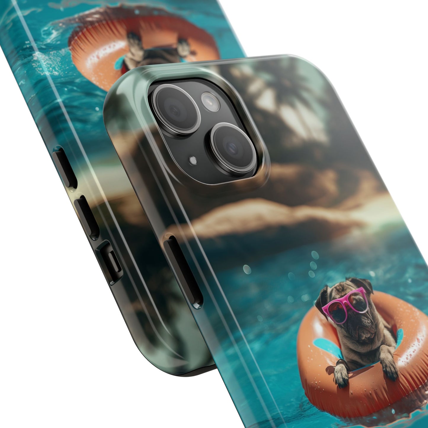 Pug Summer Tough iPhone & Samsung Cases