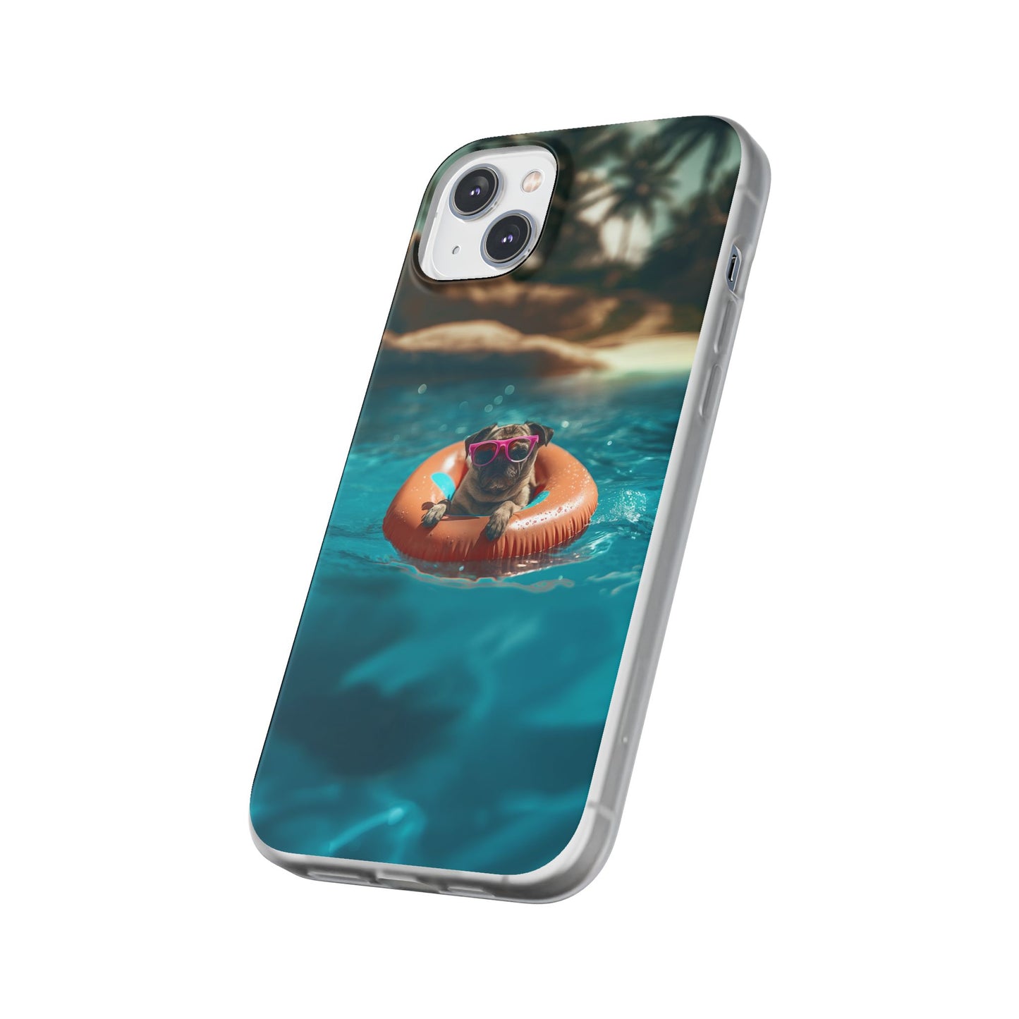 Pug Summer iPhone & Samsung Flexi Cases