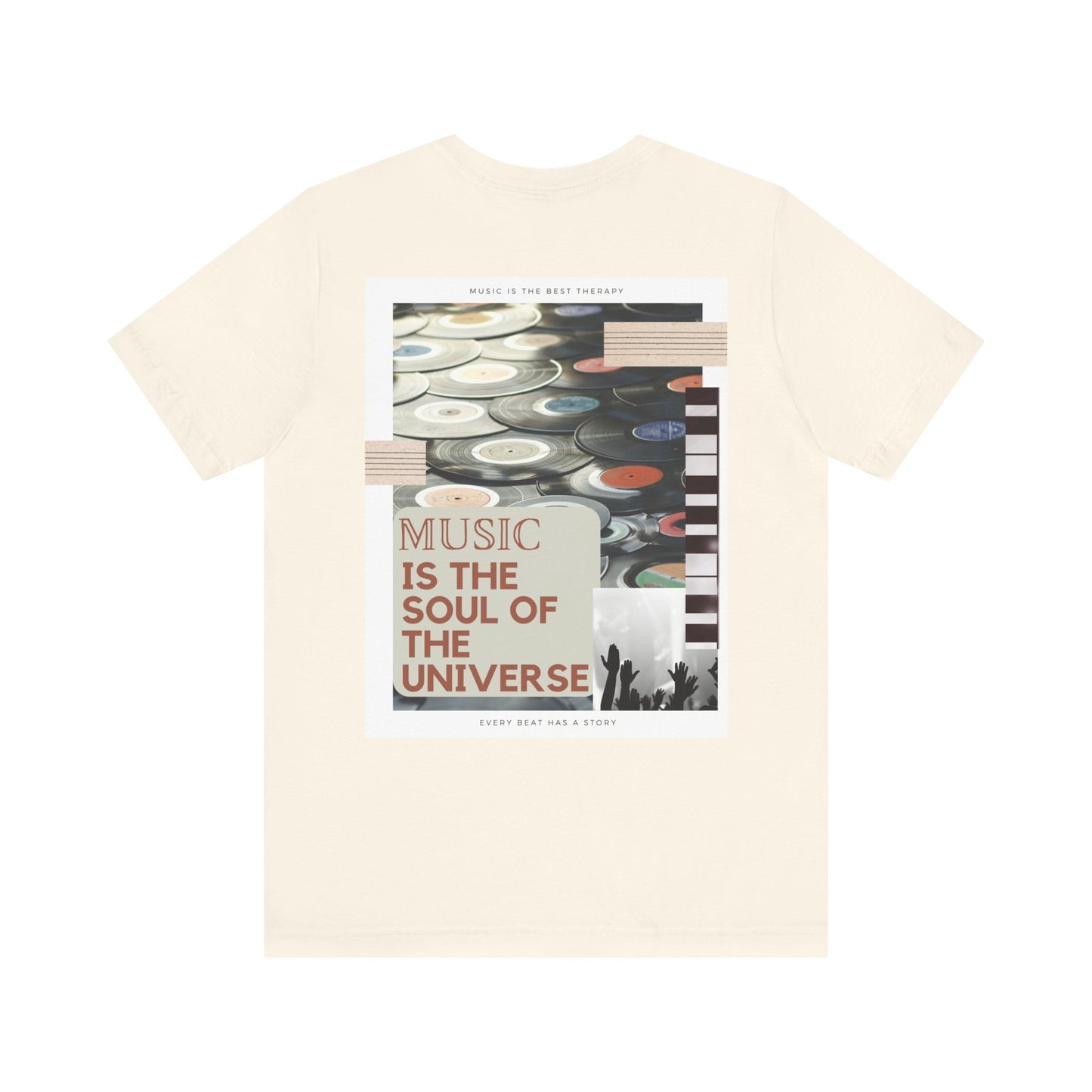 Music Is The Soul Of The Universe Unisex Jersey Short Sleeve Tee