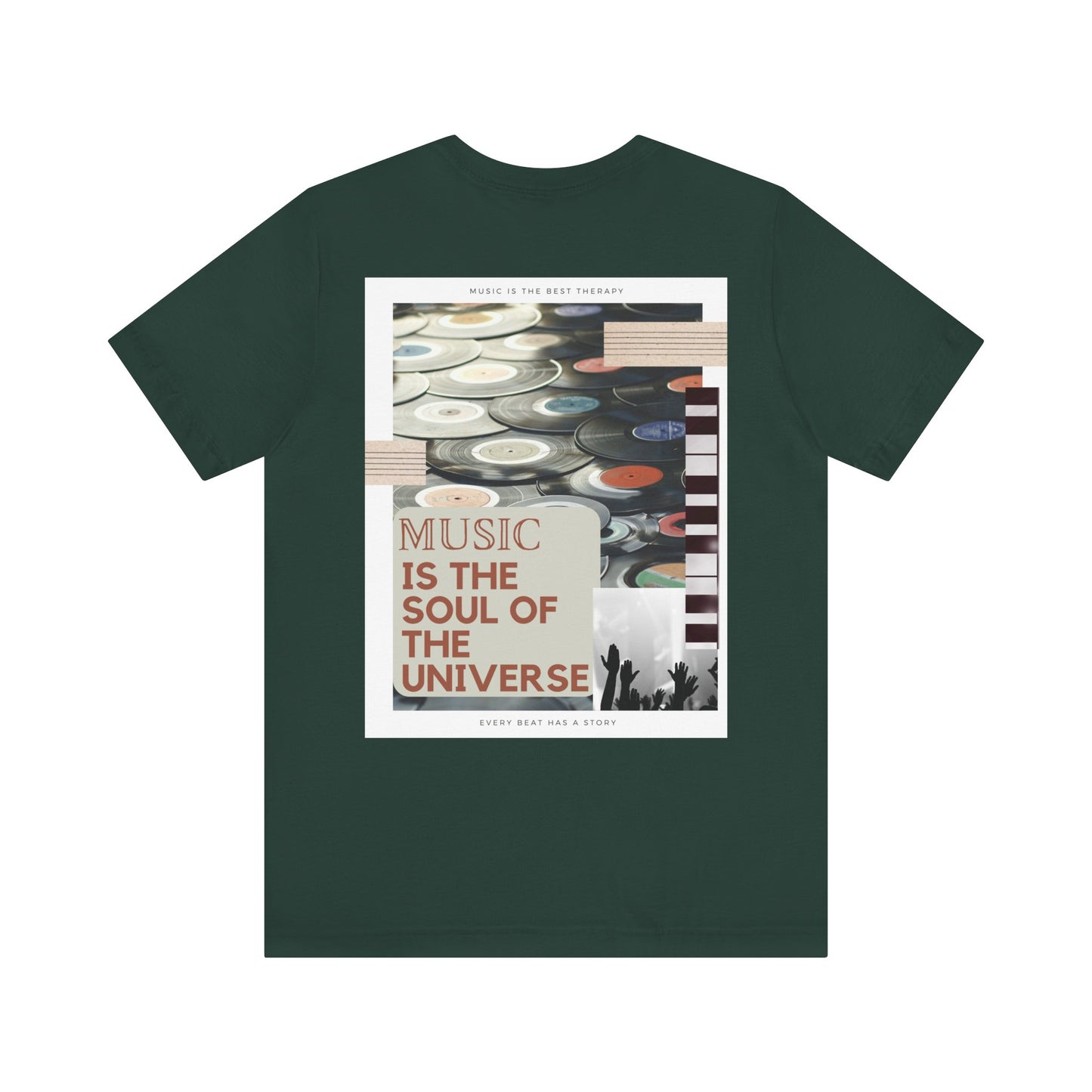 Music Is The Soul Of The Universe Unisex Jersey Short Sleeve Tee
