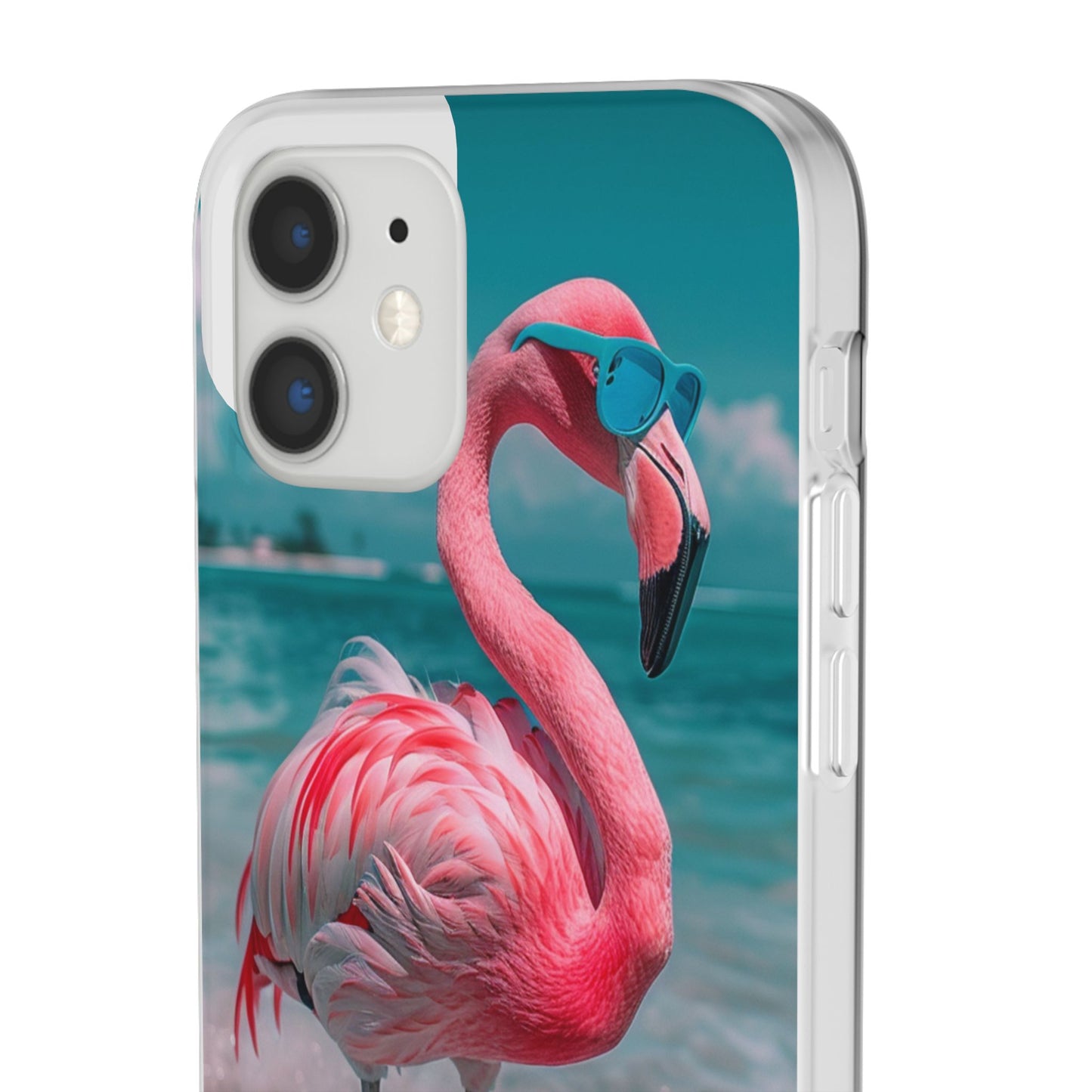 Aruba Beach Flamingo iPhone & Samsung Flexi Cases