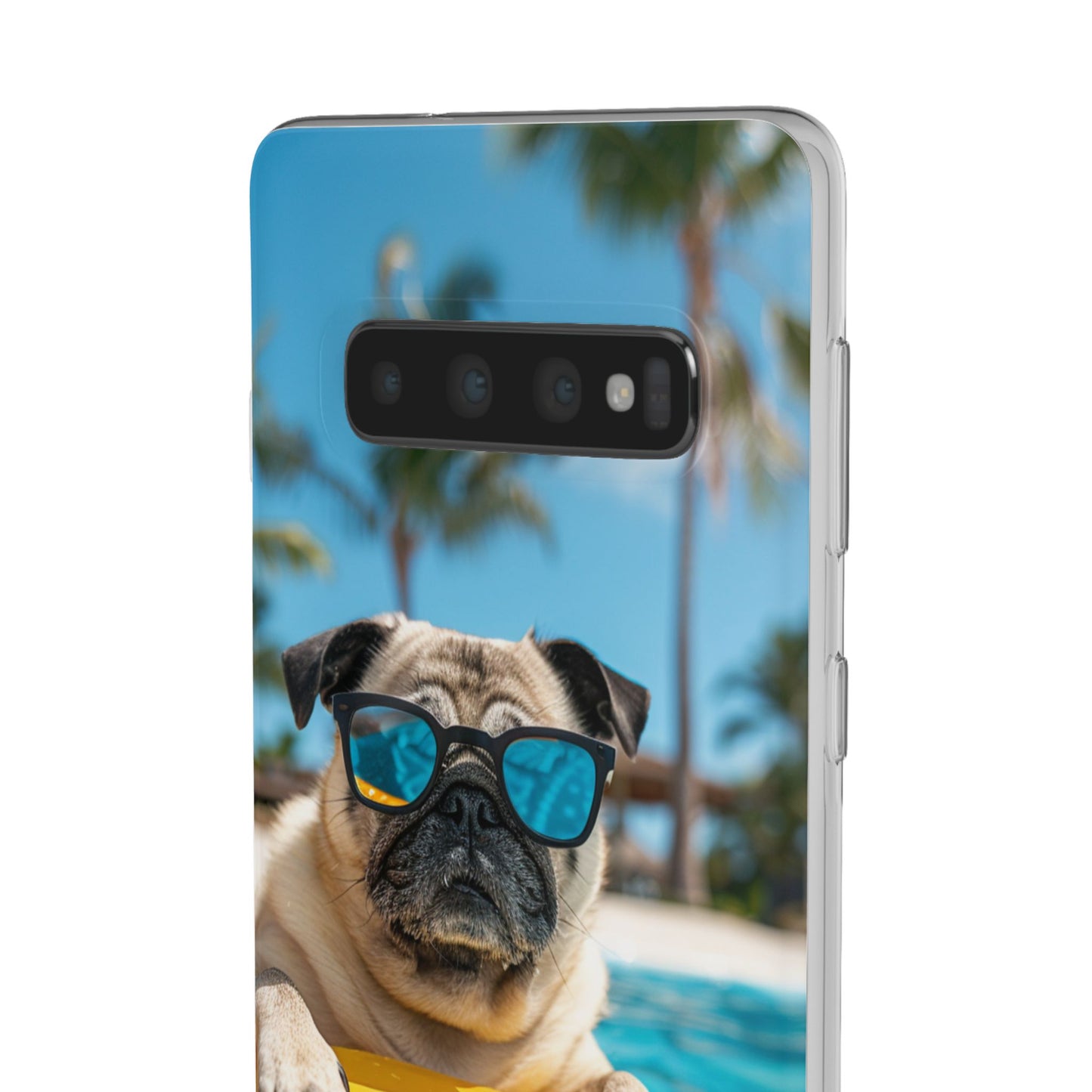 Aruba Pug Summer Option #2 iPhone & Samsung Flexi Cases