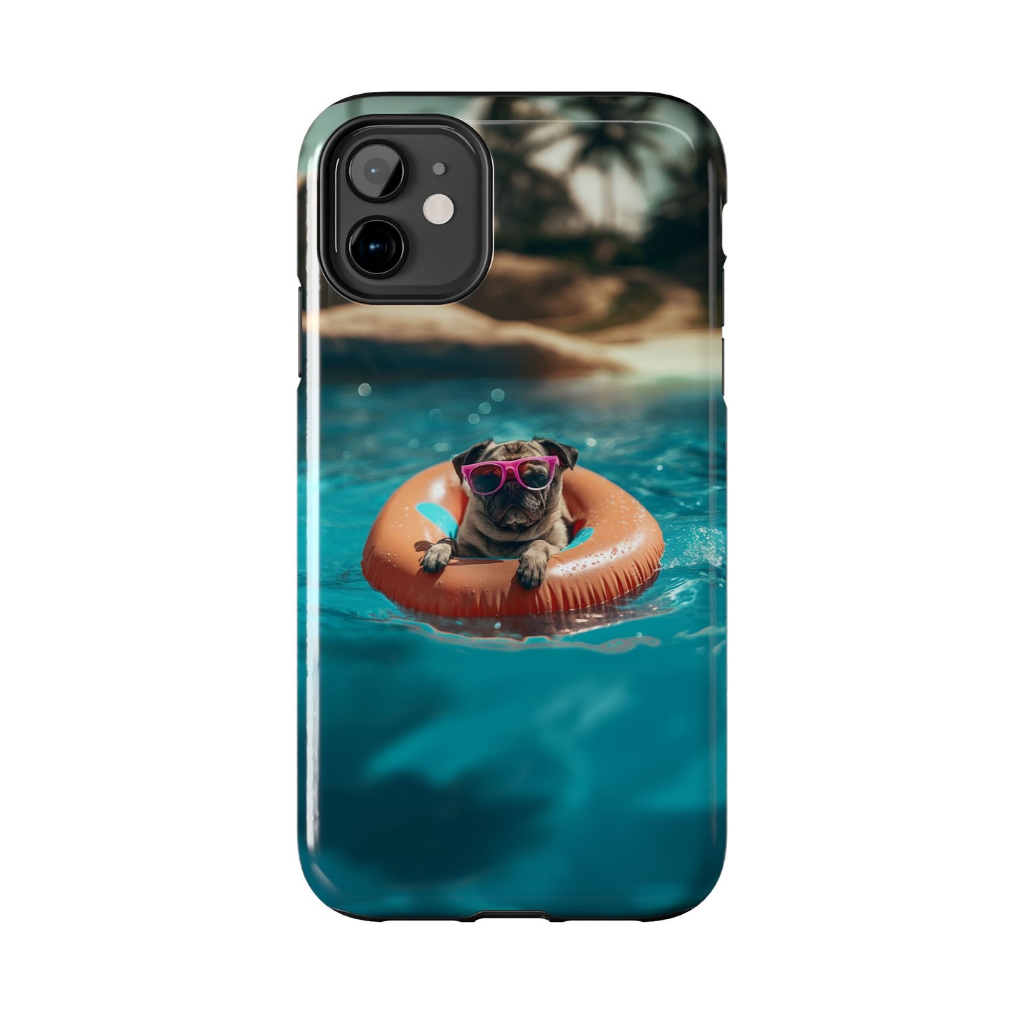 Pug Summer Tough iPhone & Samsung Cases