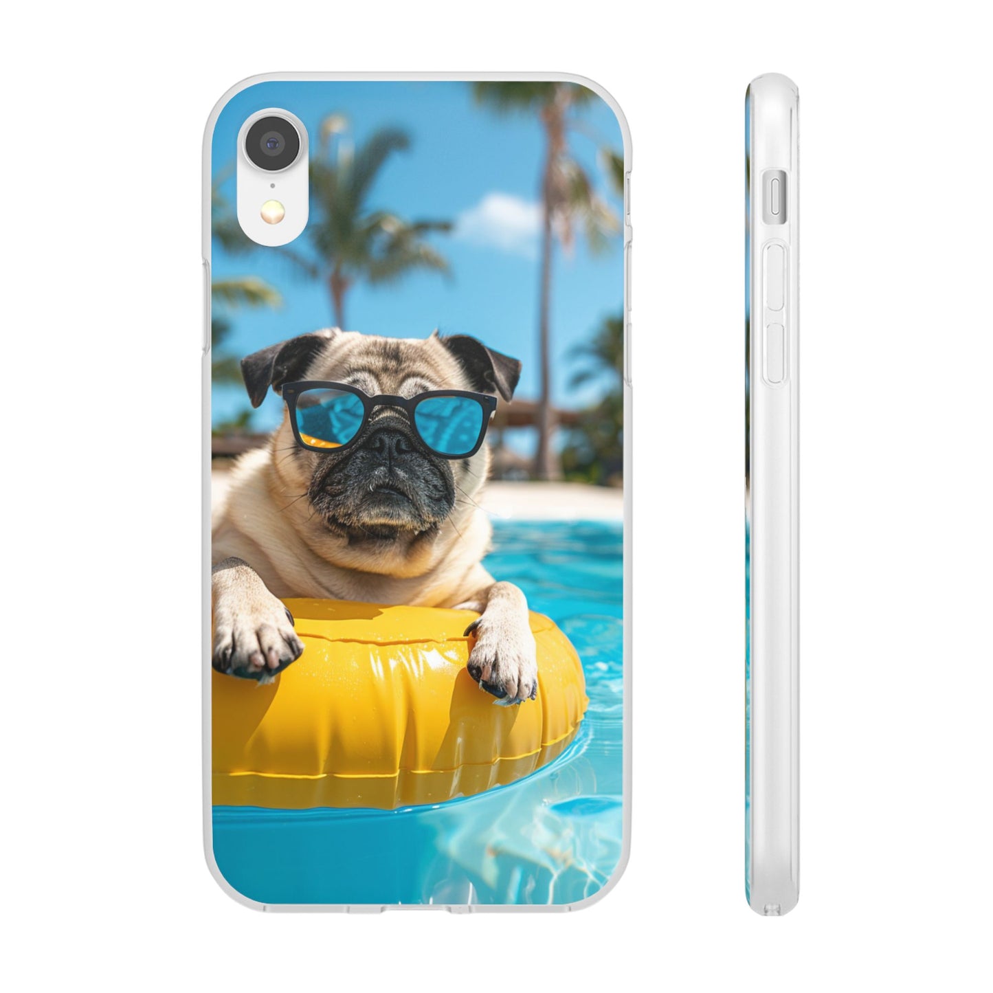Aruba Pug Summer Option #2 iPhone & Samsung Flexi Cases