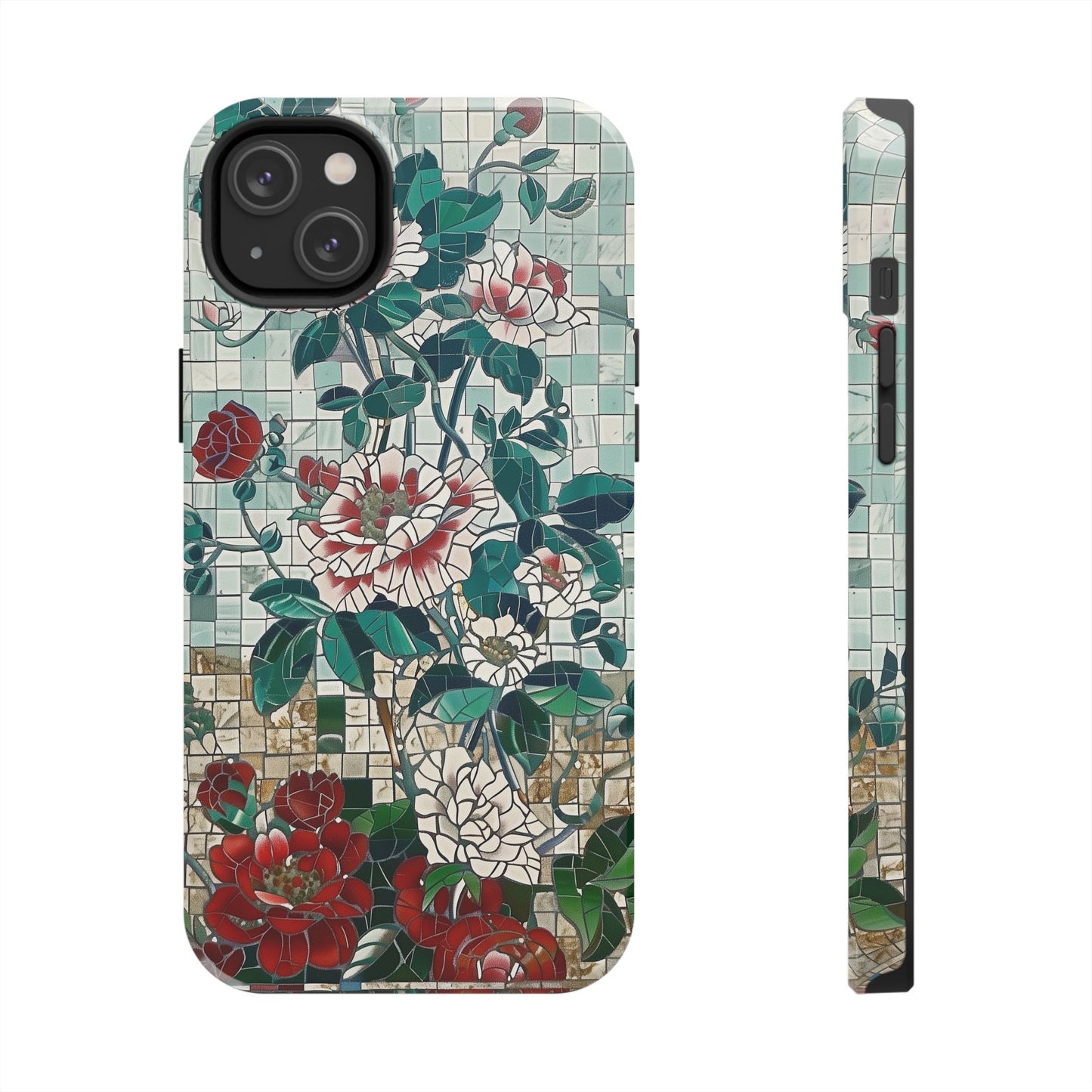 Floral Tiles Summer Tough iPhone & Samsung Cases