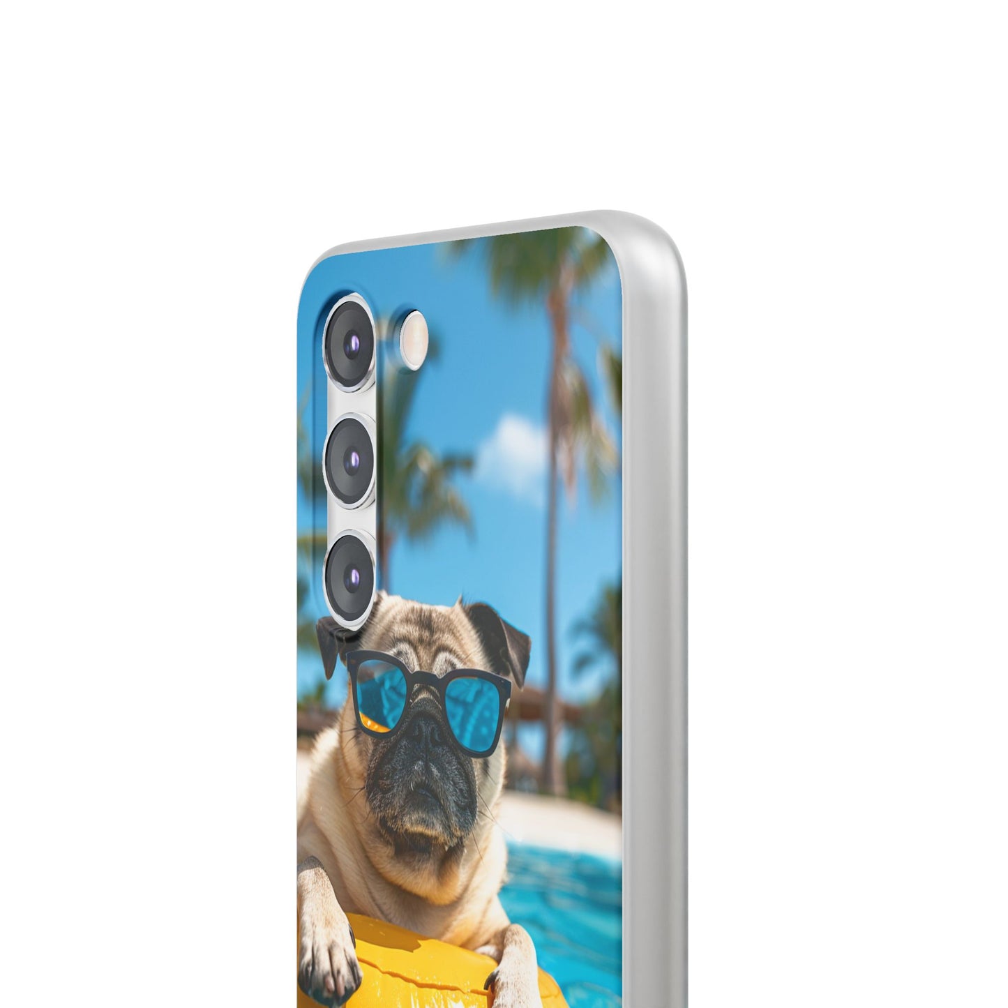 Aruba Pug Summer Option #2 iPhone & Samsung Flexi Cases