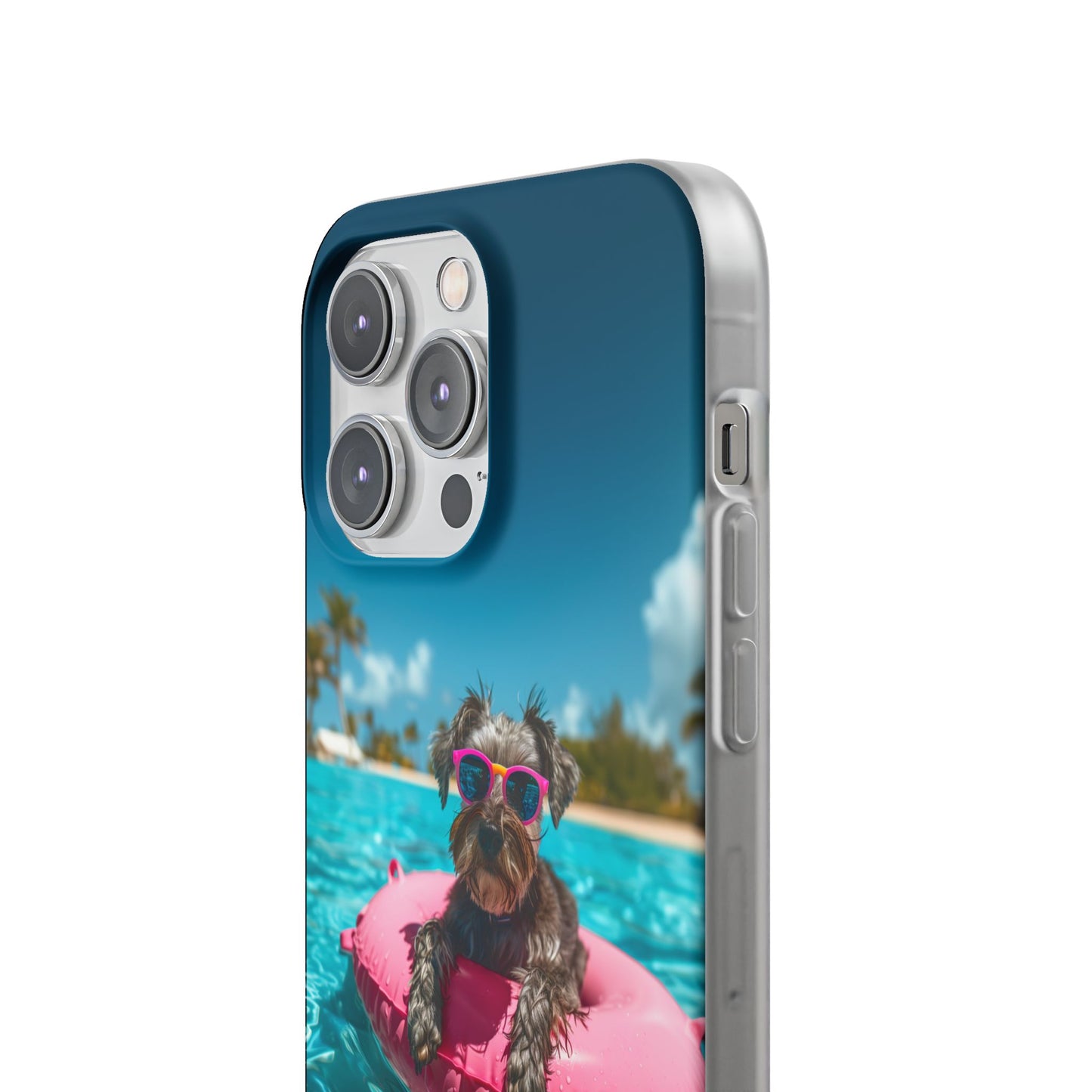 Aruba Schnauzer Summer Beach iPhone & Samsung Flexi Cases