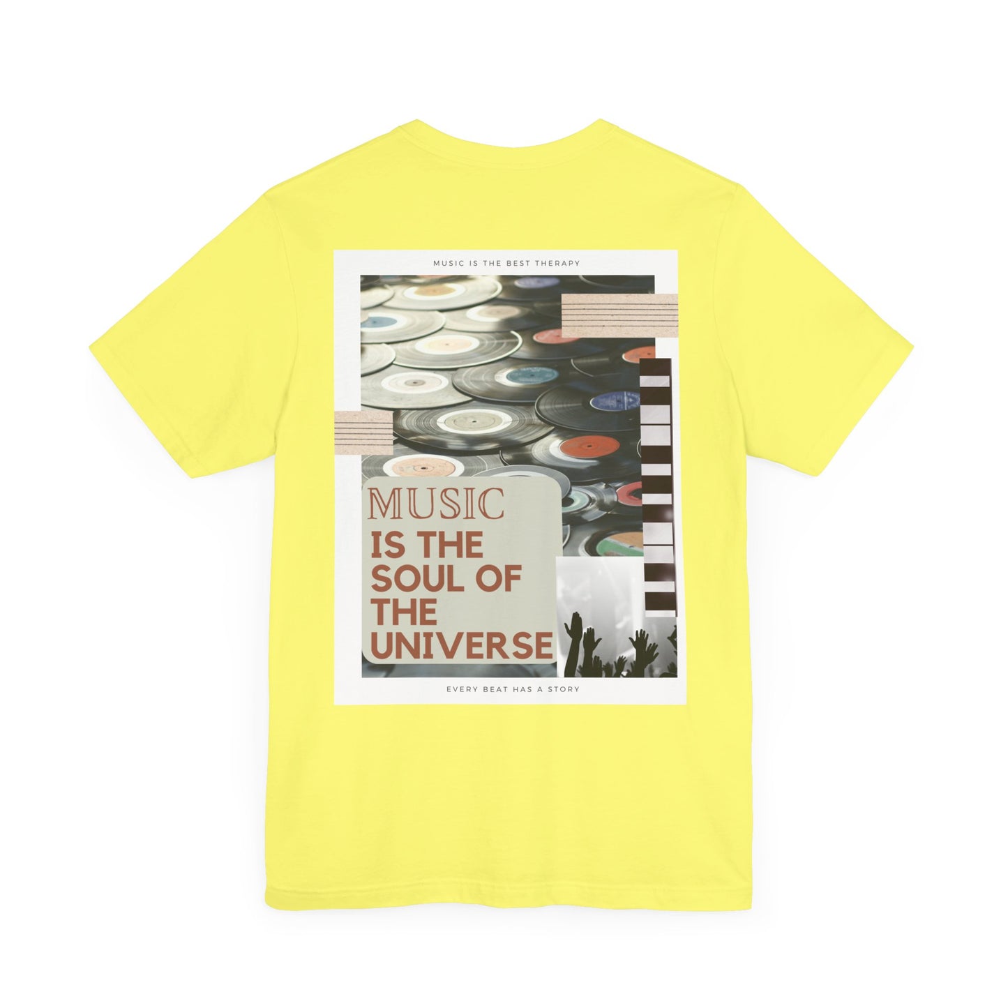 Music Is The Soul Of The Universe Unisex Jersey Short Sleeve Tee