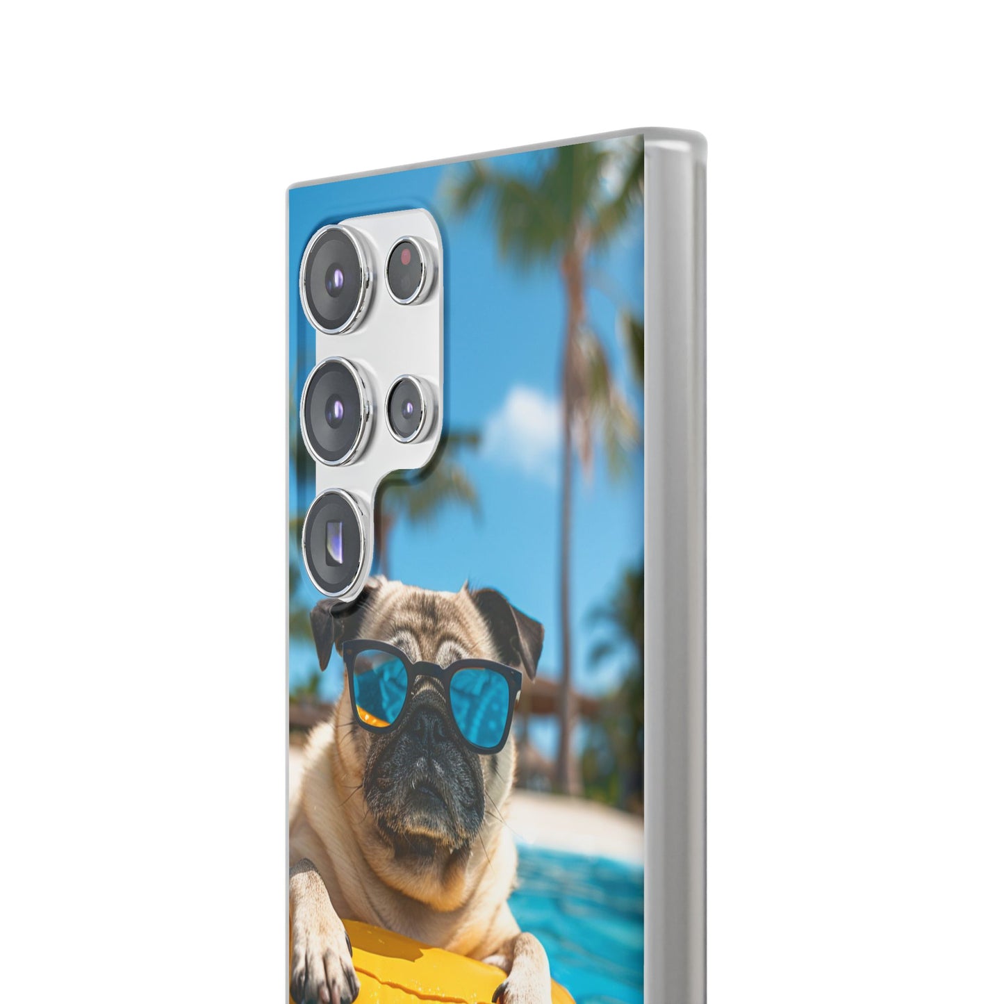 Aruba Pug Summer Option #2 iPhone & Samsung Flexi Cases