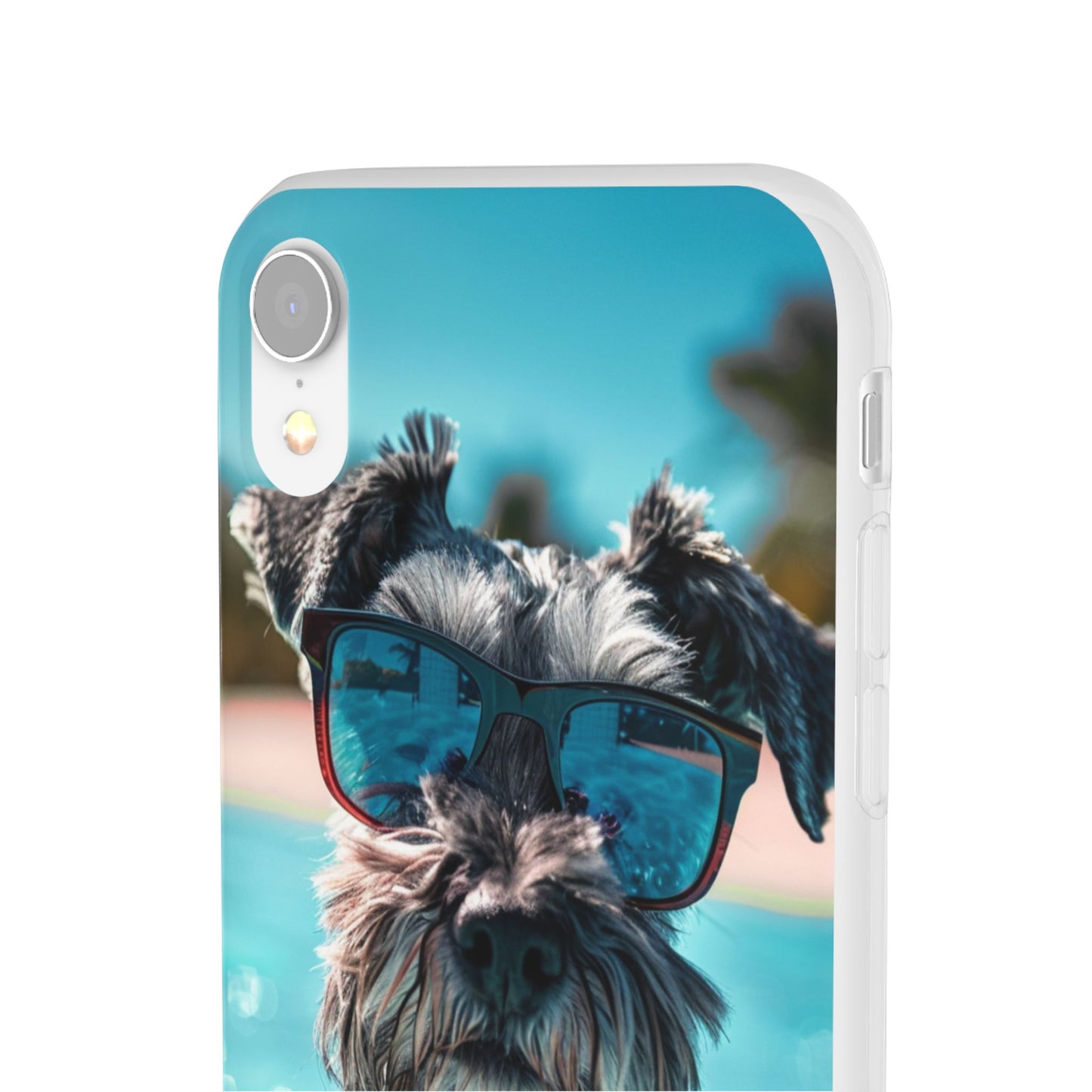 Aruba Schnauzer Option #2 Summer Beach iPhone & Samsung Flexi Cases