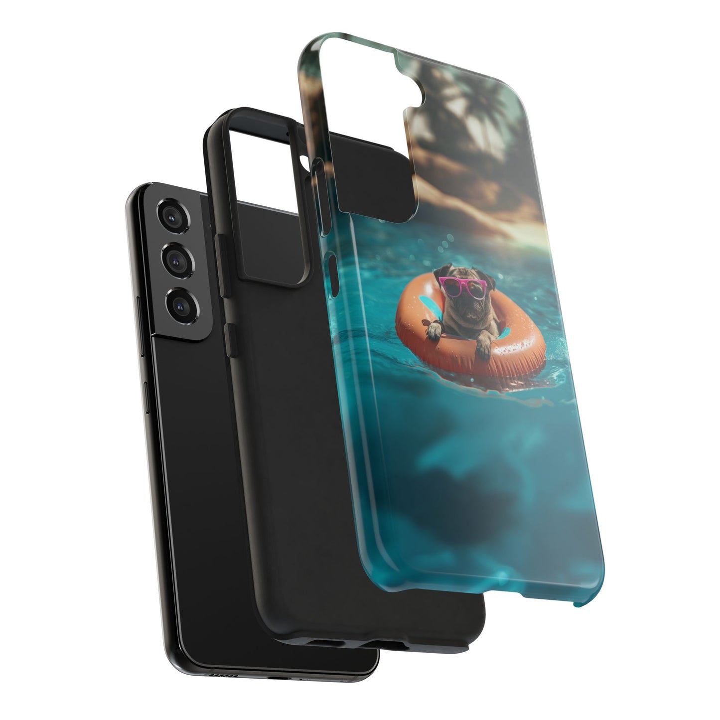 Pug Summer Tough iPhone & Samsung Cases