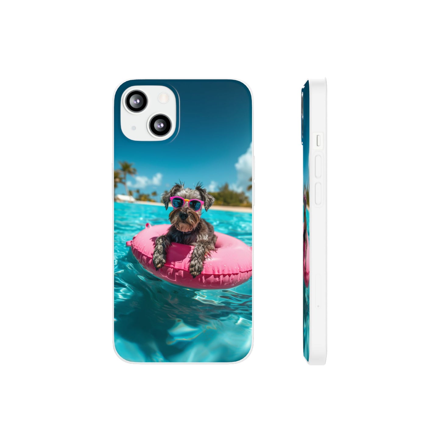 Aruba Schnauzer Summer Beach iPhone & Samsung Flexi Cases