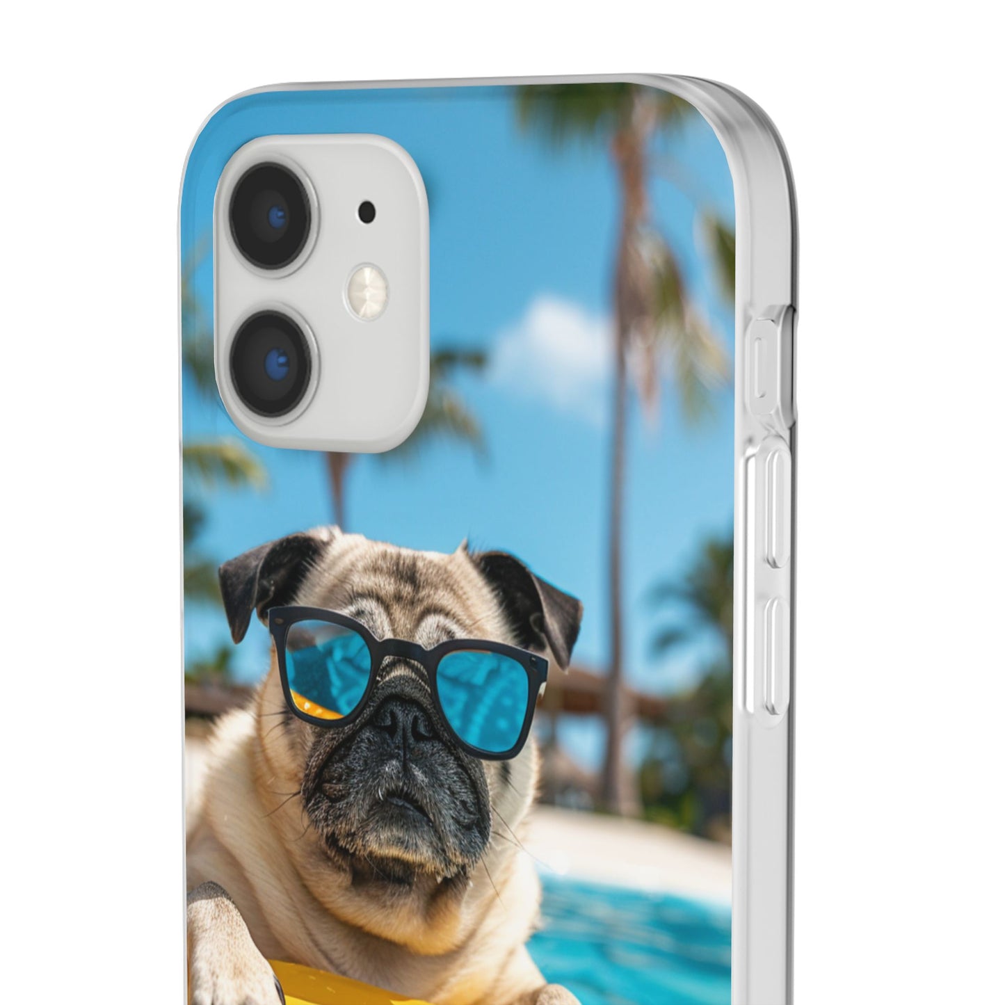 Aruba Pug Summer Option #2 iPhone & Samsung Flexi Cases