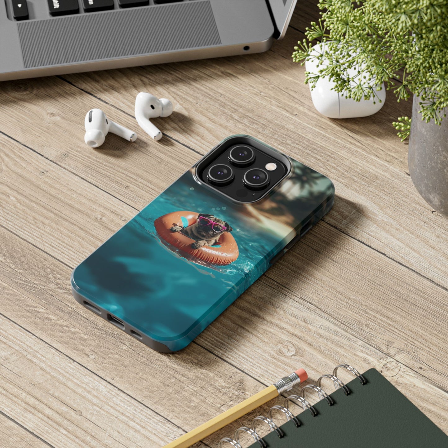 Pug Summer Tough iPhone & Samsung Cases
