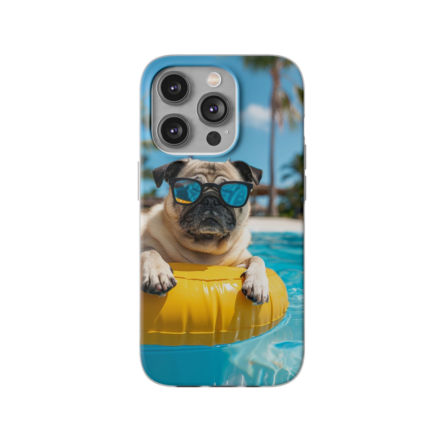 Aruba Pug Summer Option #2 iPhone & Samsung Flexi Cases