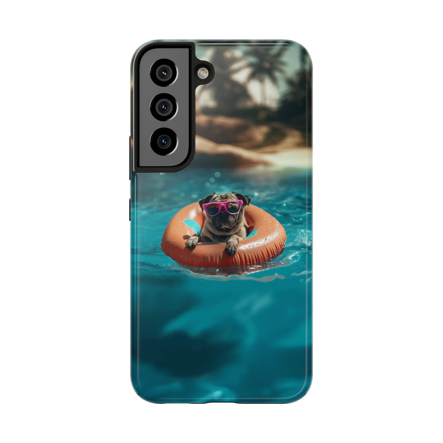 Pug Summer Tough iPhone & Samsung Cases