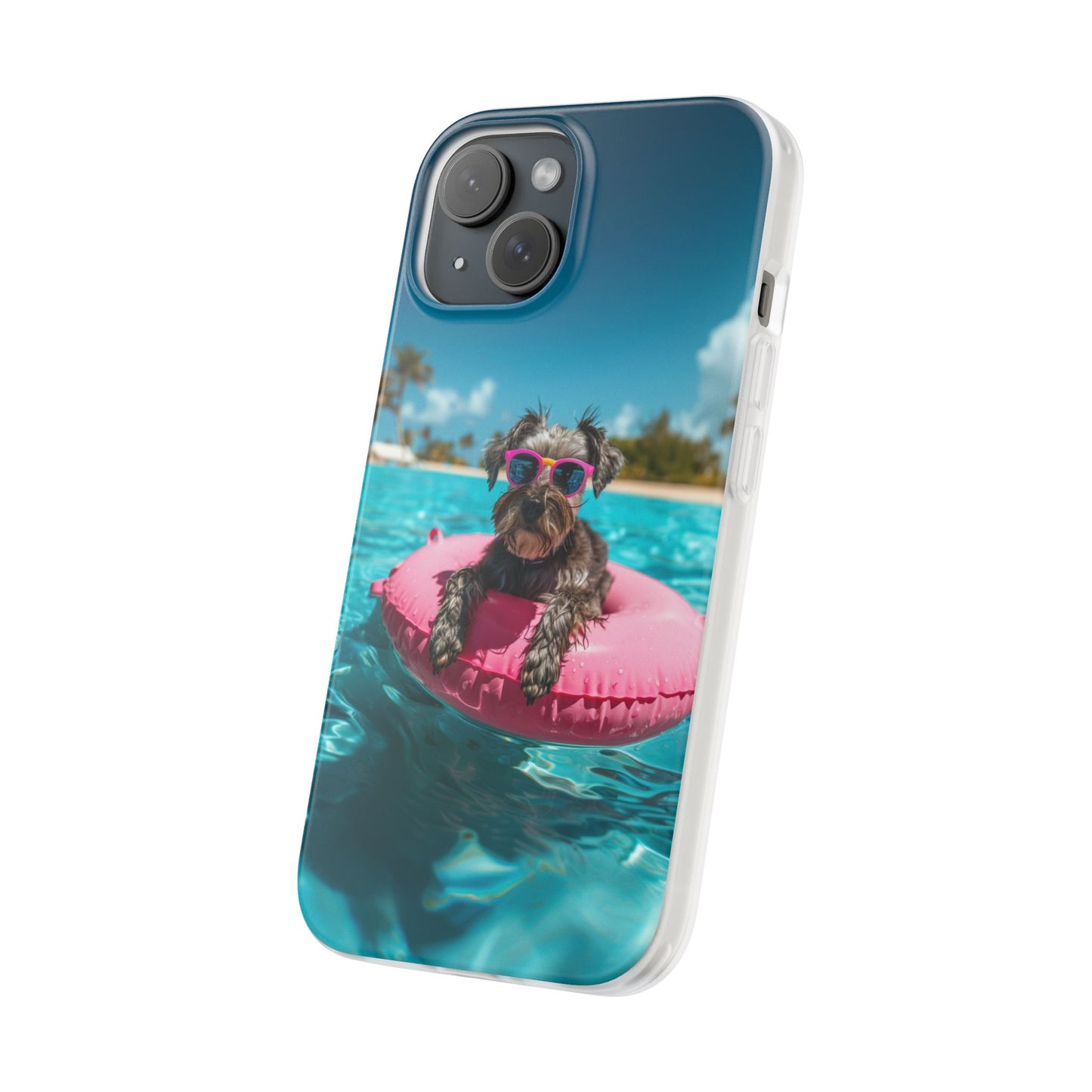 Aruba Schnauzer Summer Beach iPhone & Samsung Flexi Cases