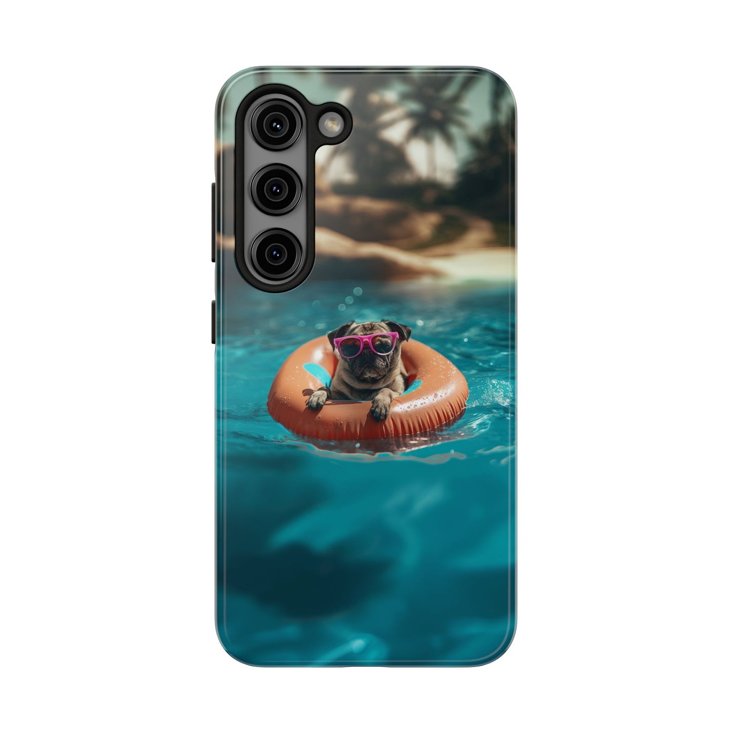 Pug Summer Tough iPhone & Samsung Cases
