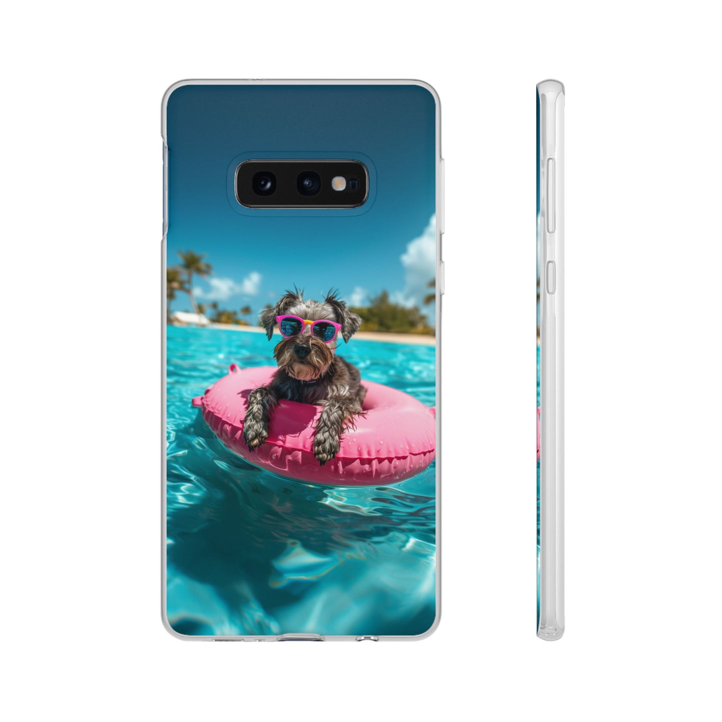 Aruba Schnauzer Summer Beach iPhone & Samsung Flexi Cases