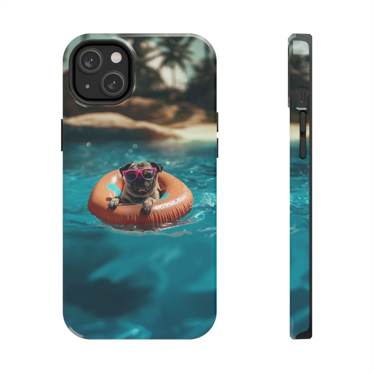 Pug Summer Tough iPhone & Samsung Cases