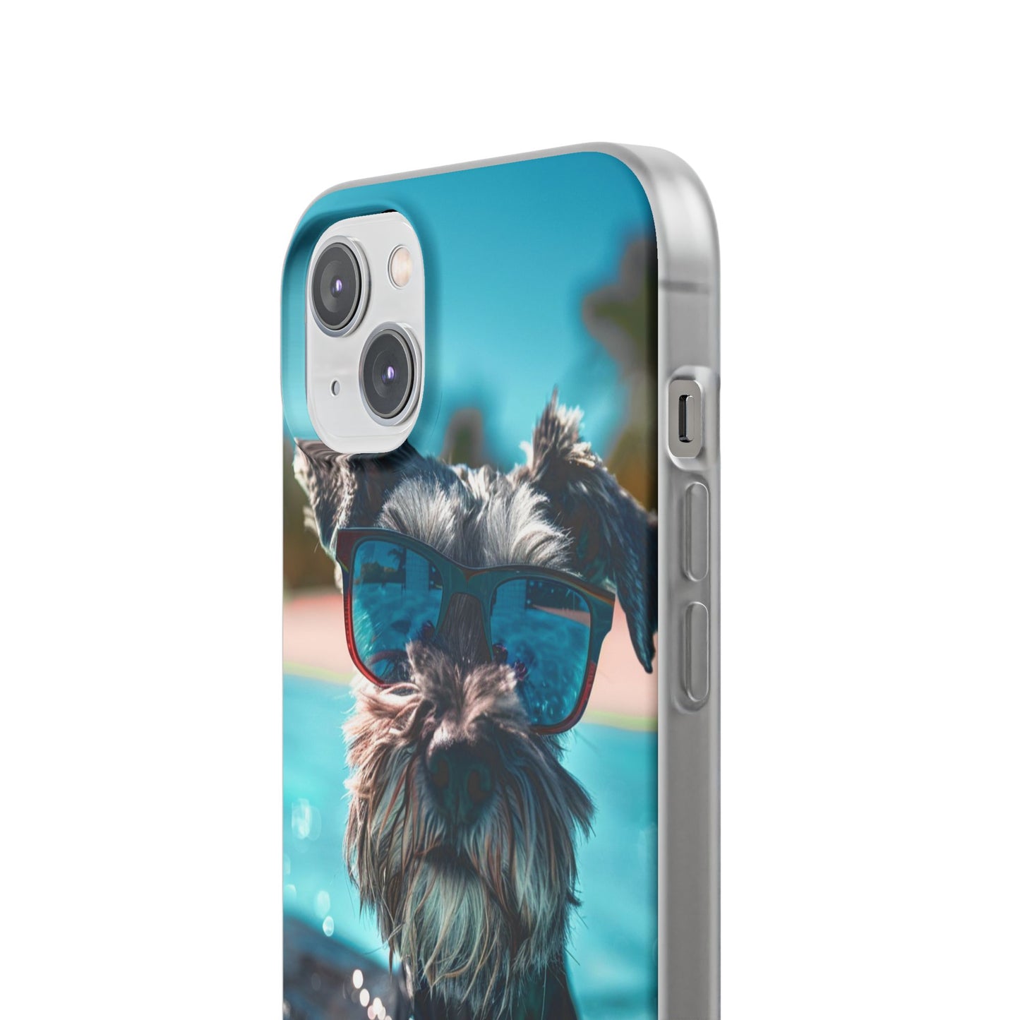 Aruba Schnauzer Option #2 Summer Beach iPhone & Samsung Flexi Cases