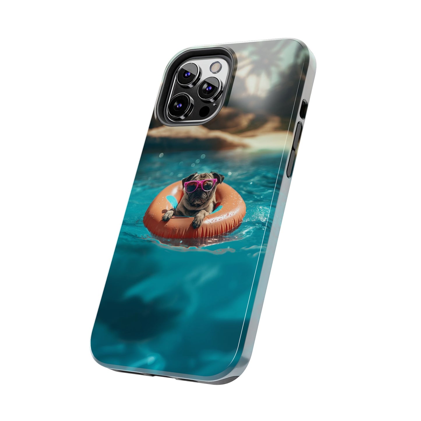 Pug Summer Tough iPhone & Samsung Cases