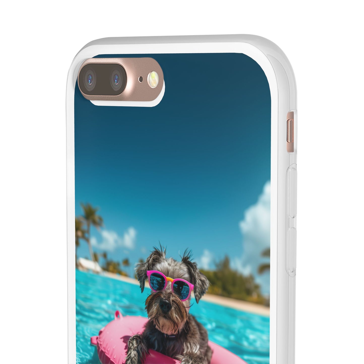 Aruba Schnauzer Summer Beach iPhone & Samsung Flexi Cases