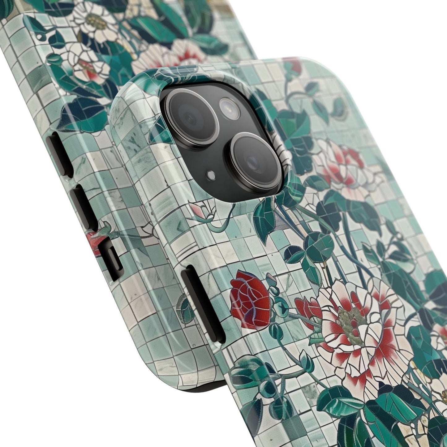Floral Tiles Summer Tough iPhone & Samsung Cases