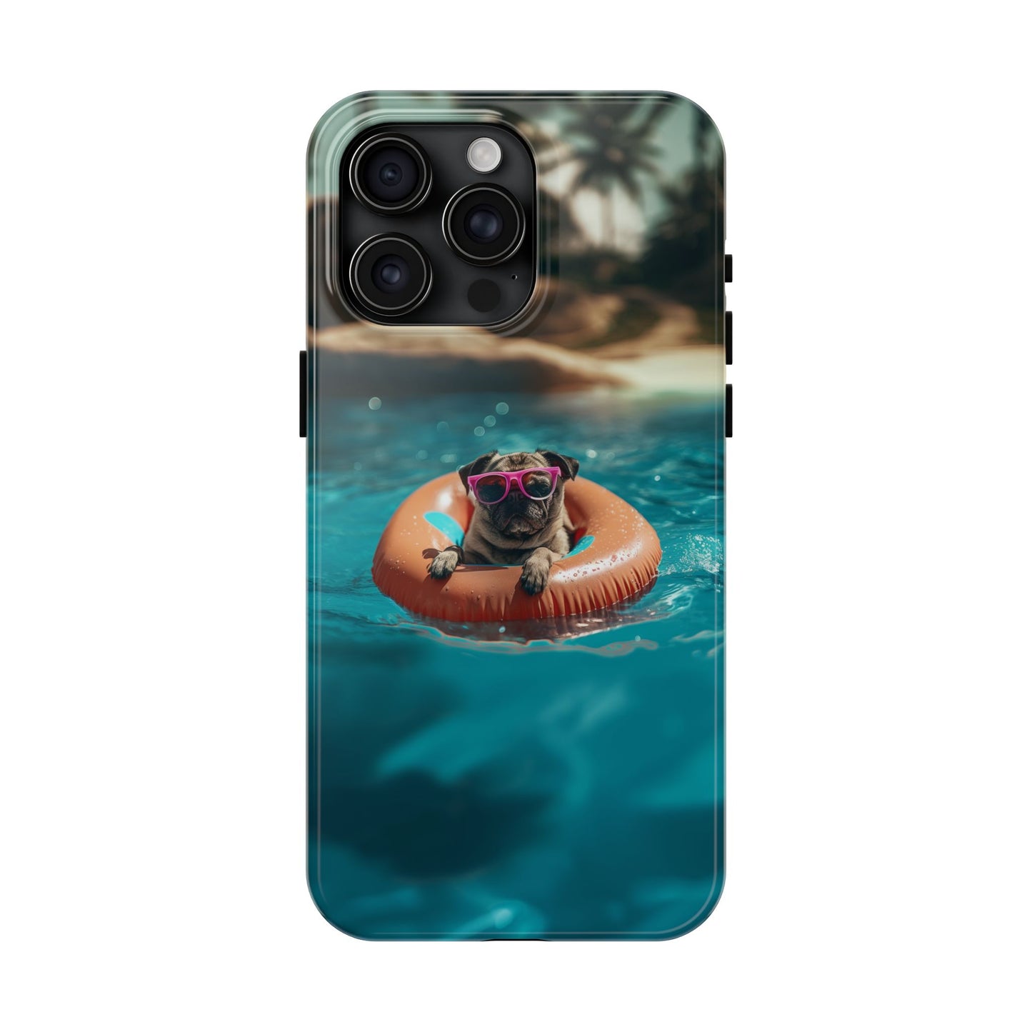 Pug Summer Tough iPhone & Samsung Cases