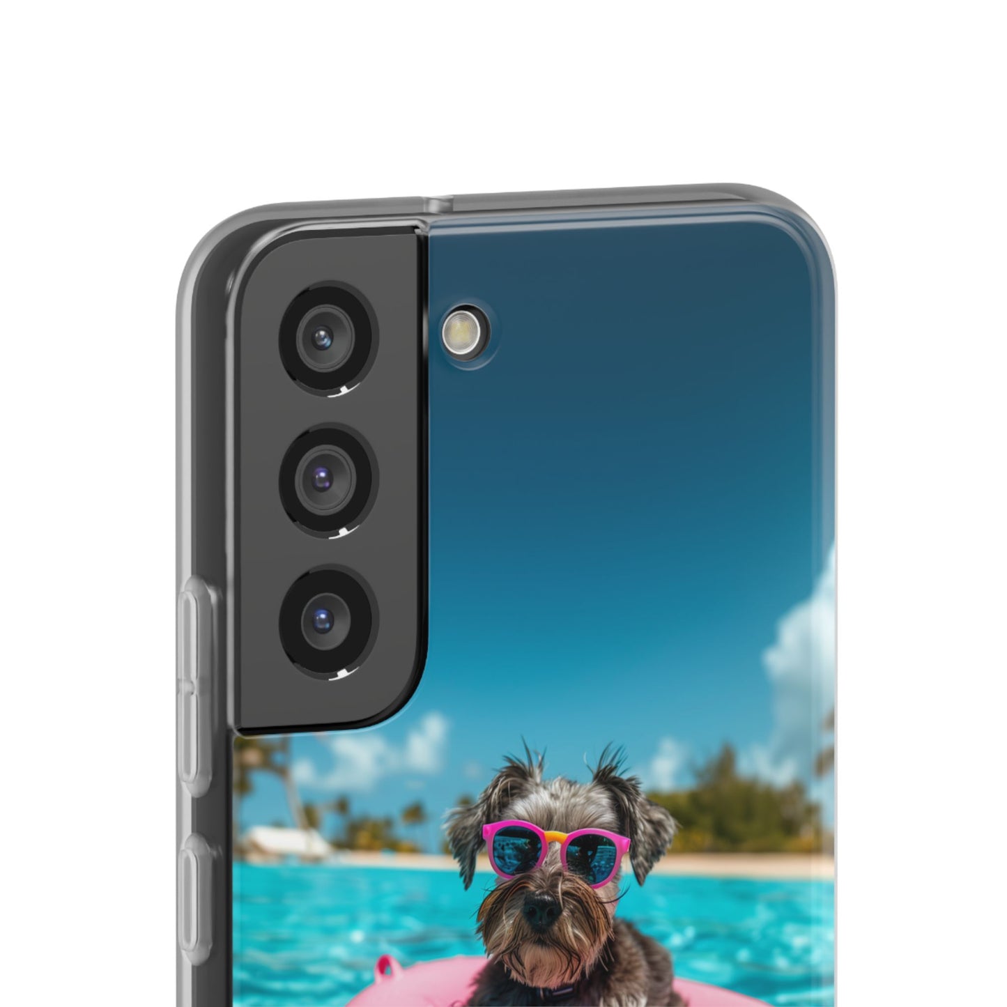 Aruba Schnauzer Summer Beach iPhone & Samsung Flexi Cases