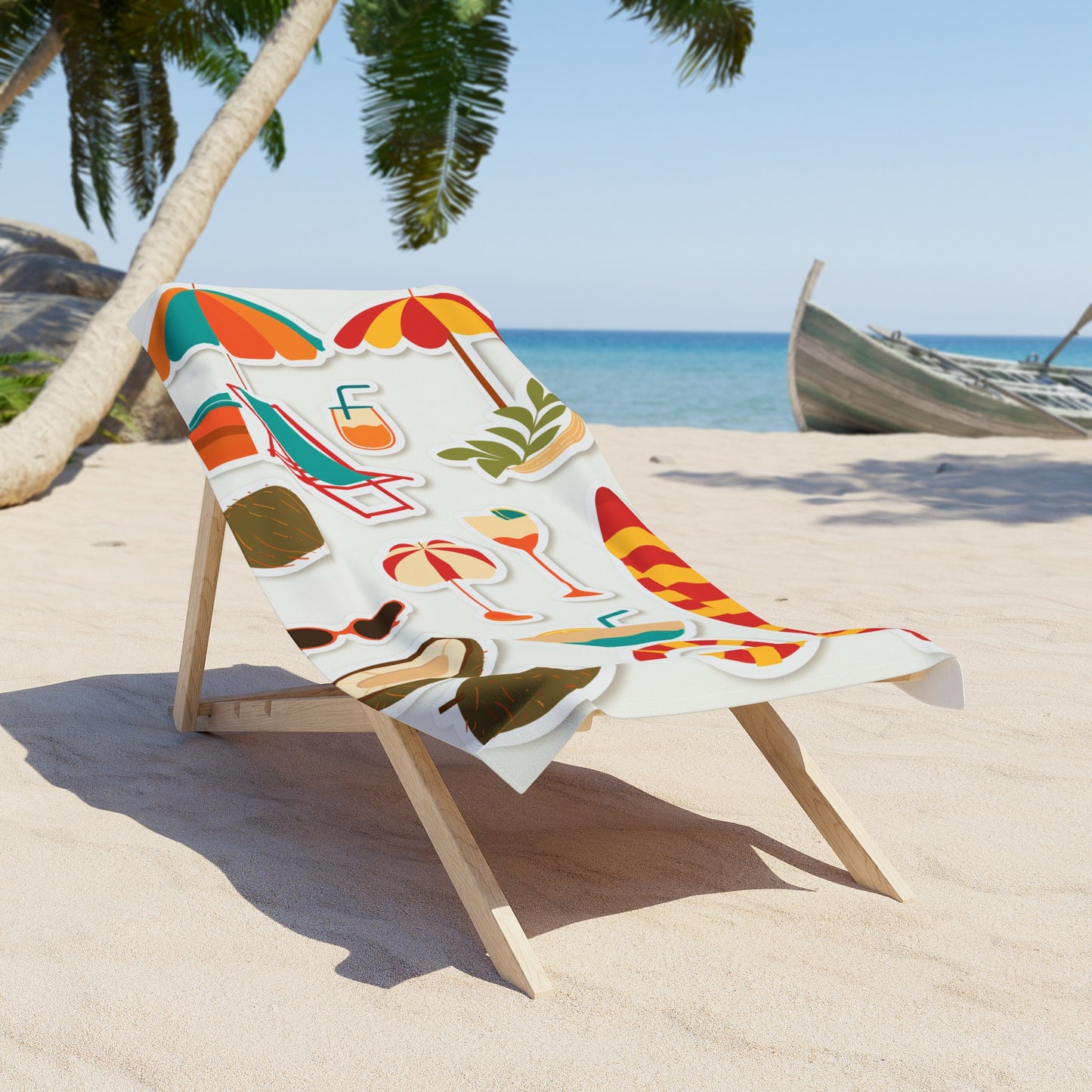 Summer Vibes #3 Beach Towel