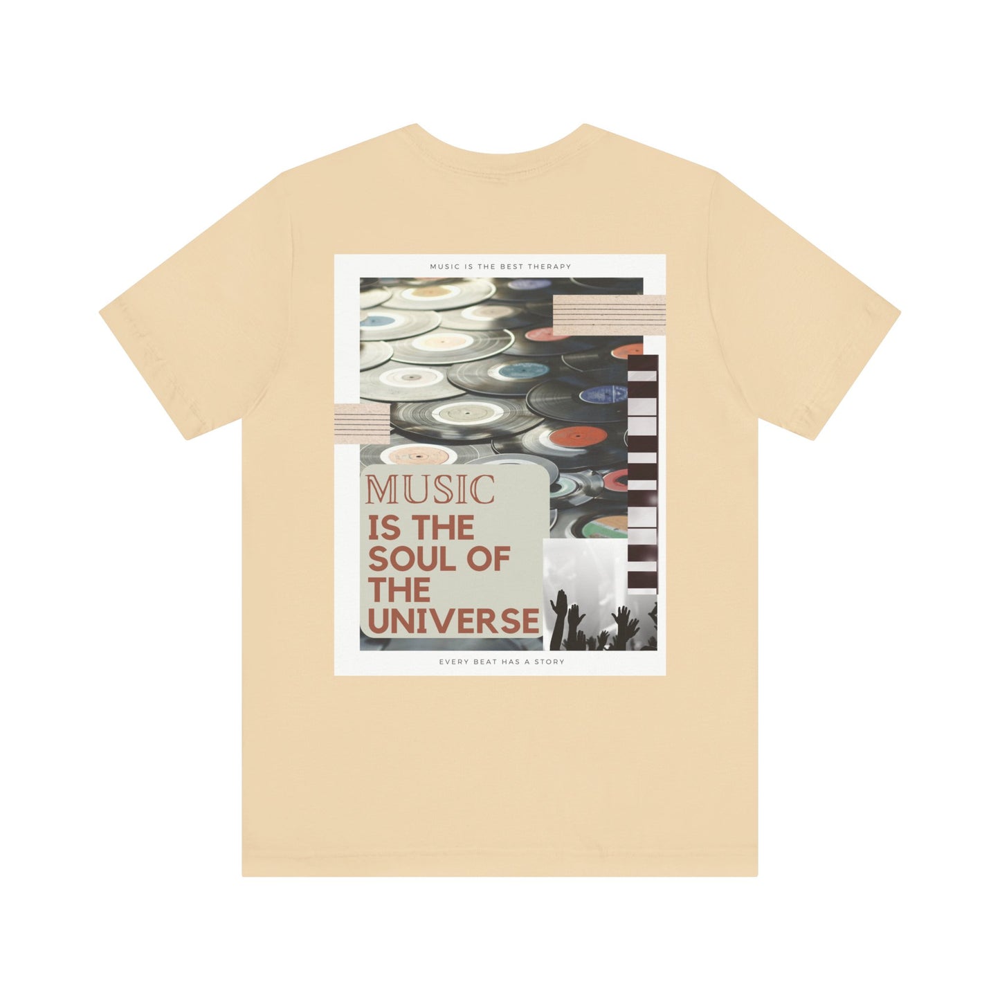 Music Is The Soul Of The Universe Unisex Jersey Short Sleeve Tee