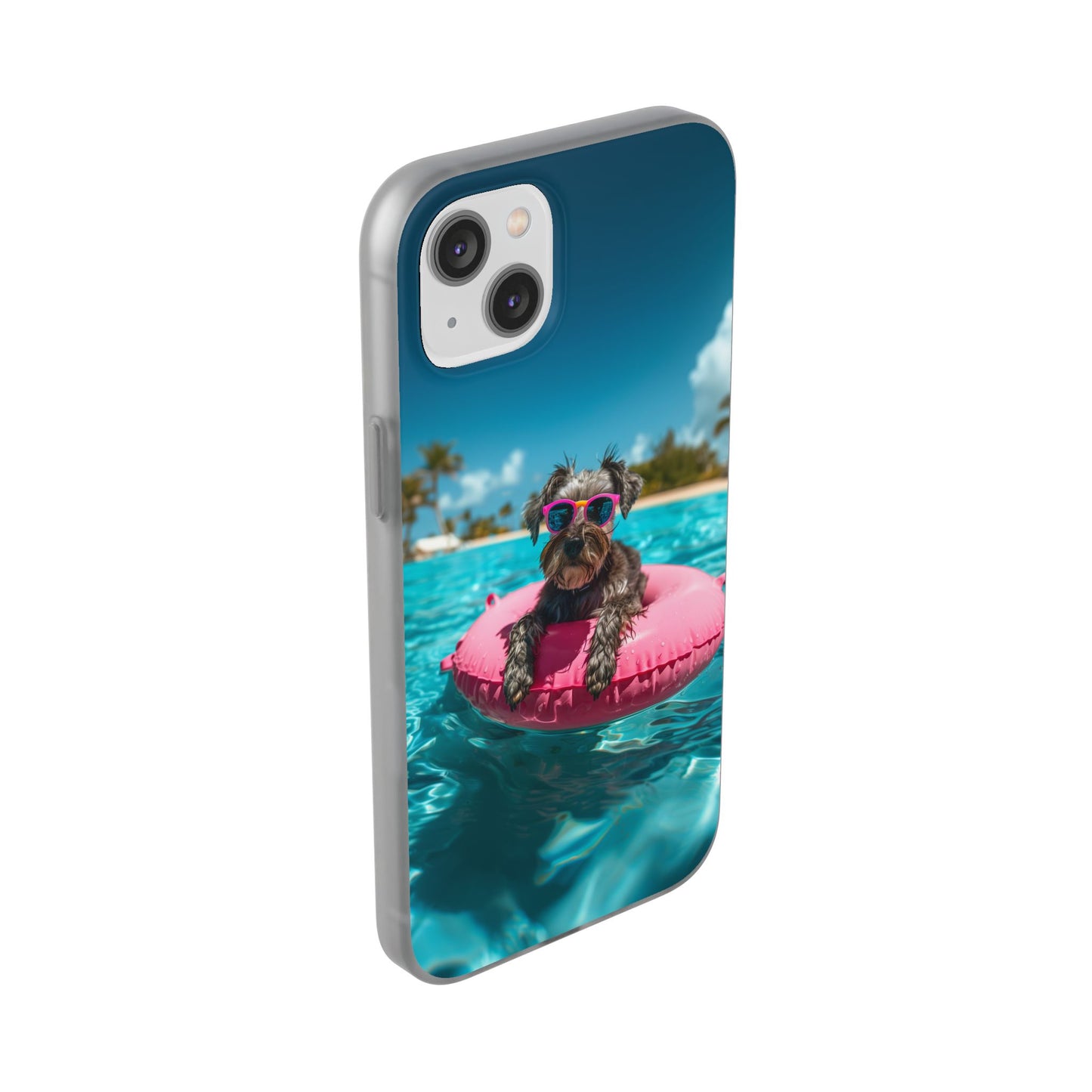 Aruba Schnauzer Summer Beach iPhone & Samsung Flexi Cases