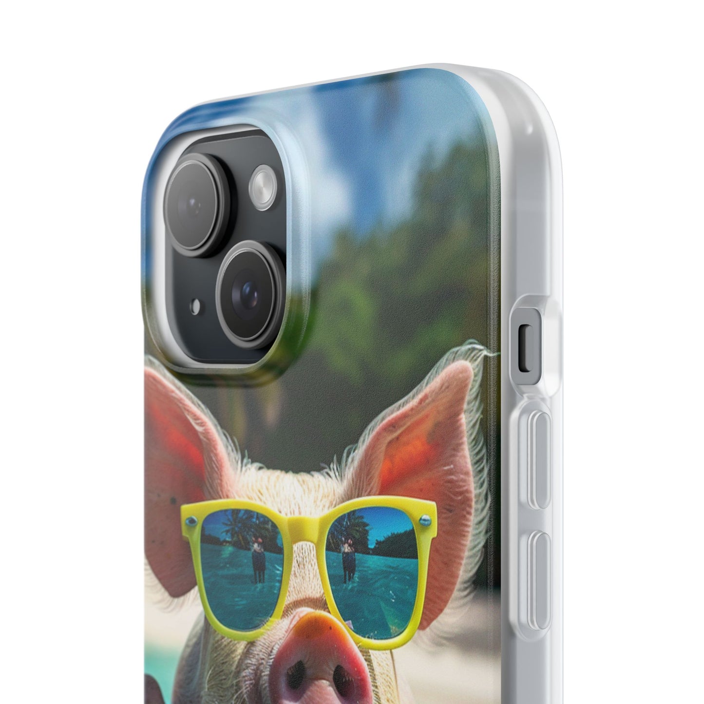 Aruba Summer Beach Pig iPhone & Samsung Flexi Cases
